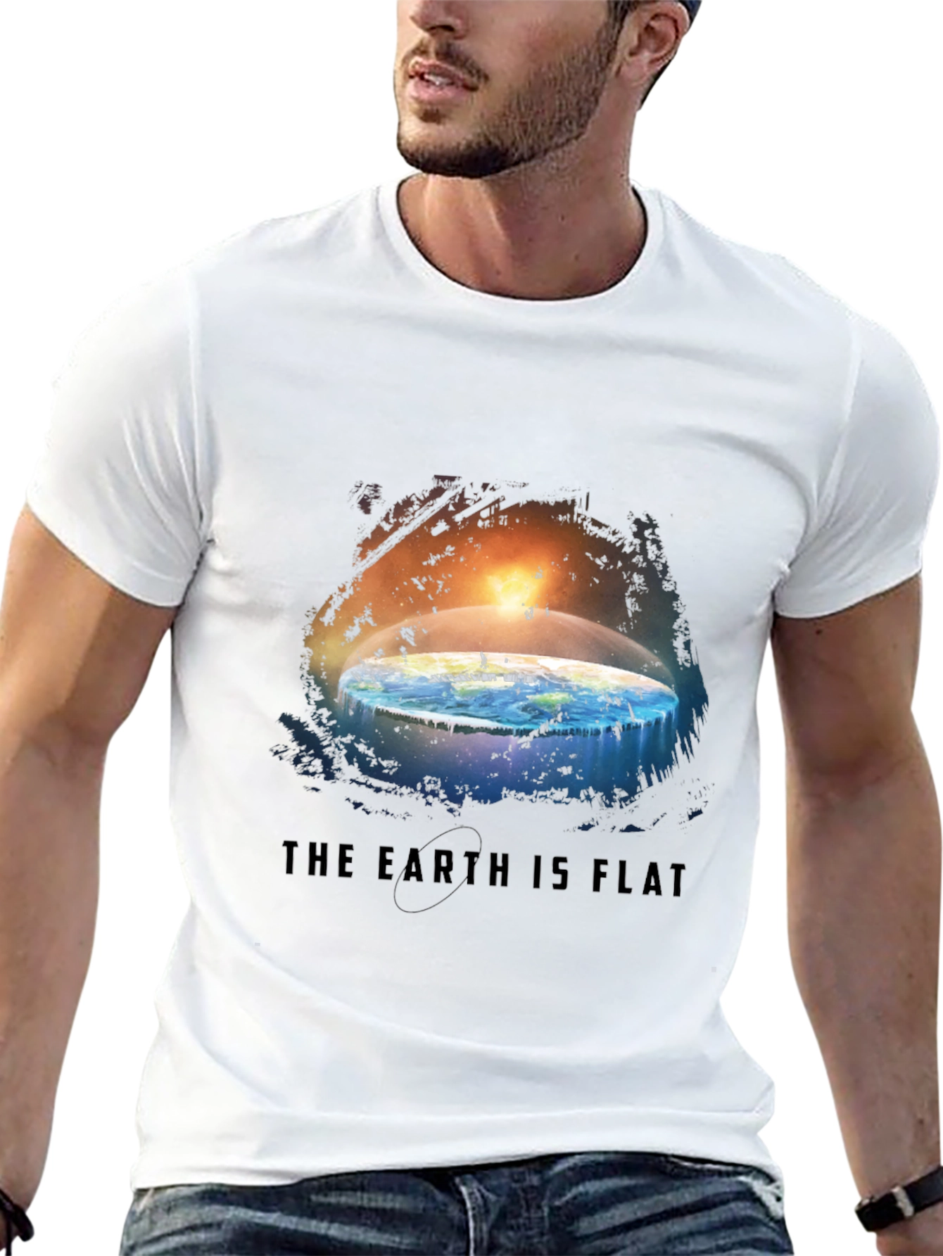 Flat Earth Graphic Tee