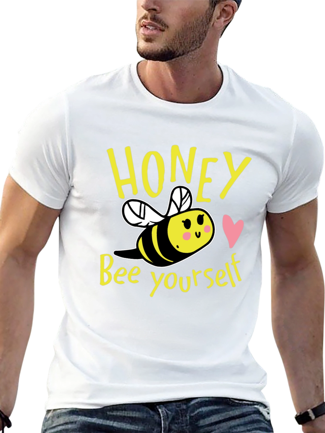 Honey Bee Yourself Graphic T-Shirt
