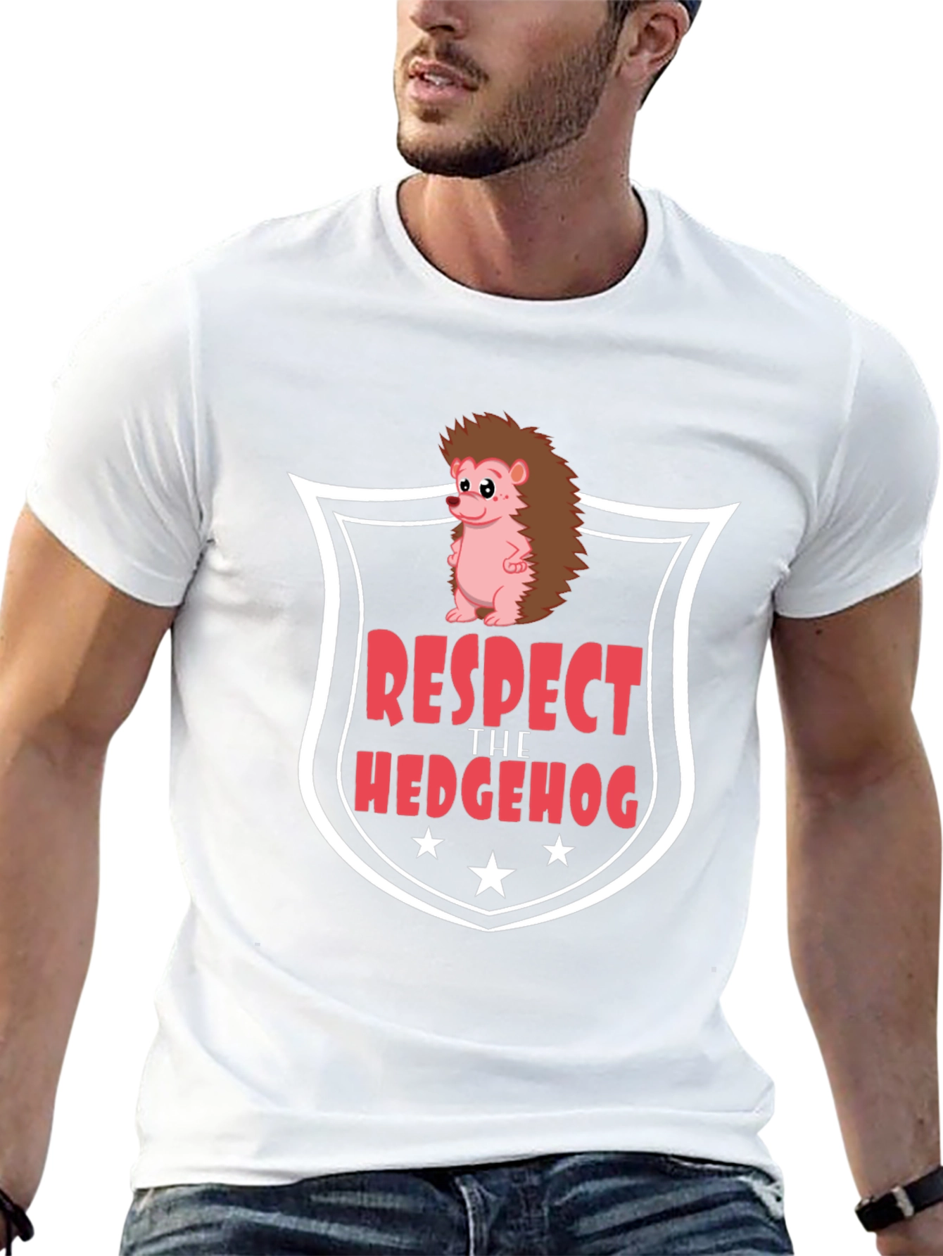 Respect the Hedgehog Graphic Tee