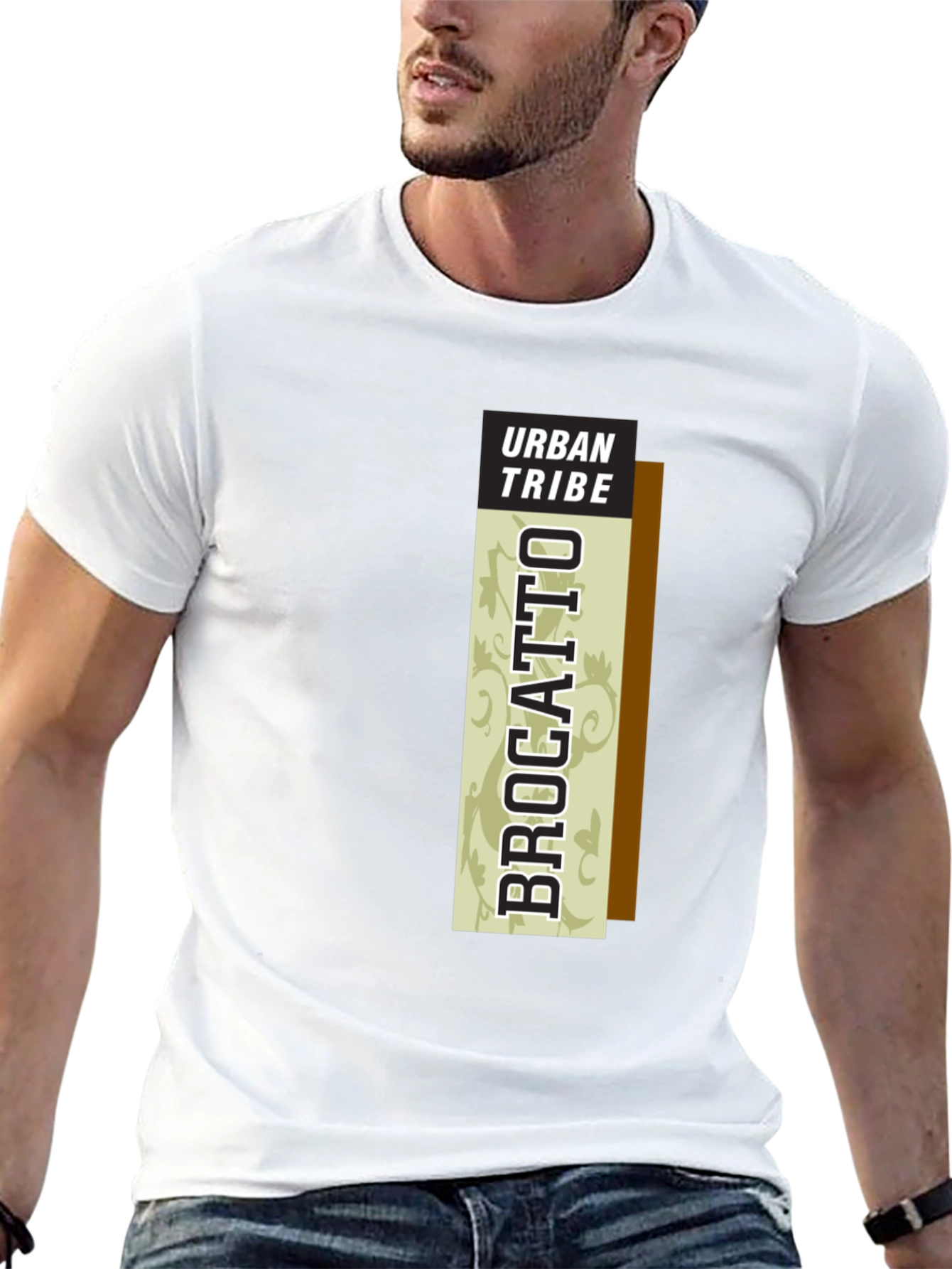 Urban Tribe Brocatto Graphic Tee - Modern Casual Style