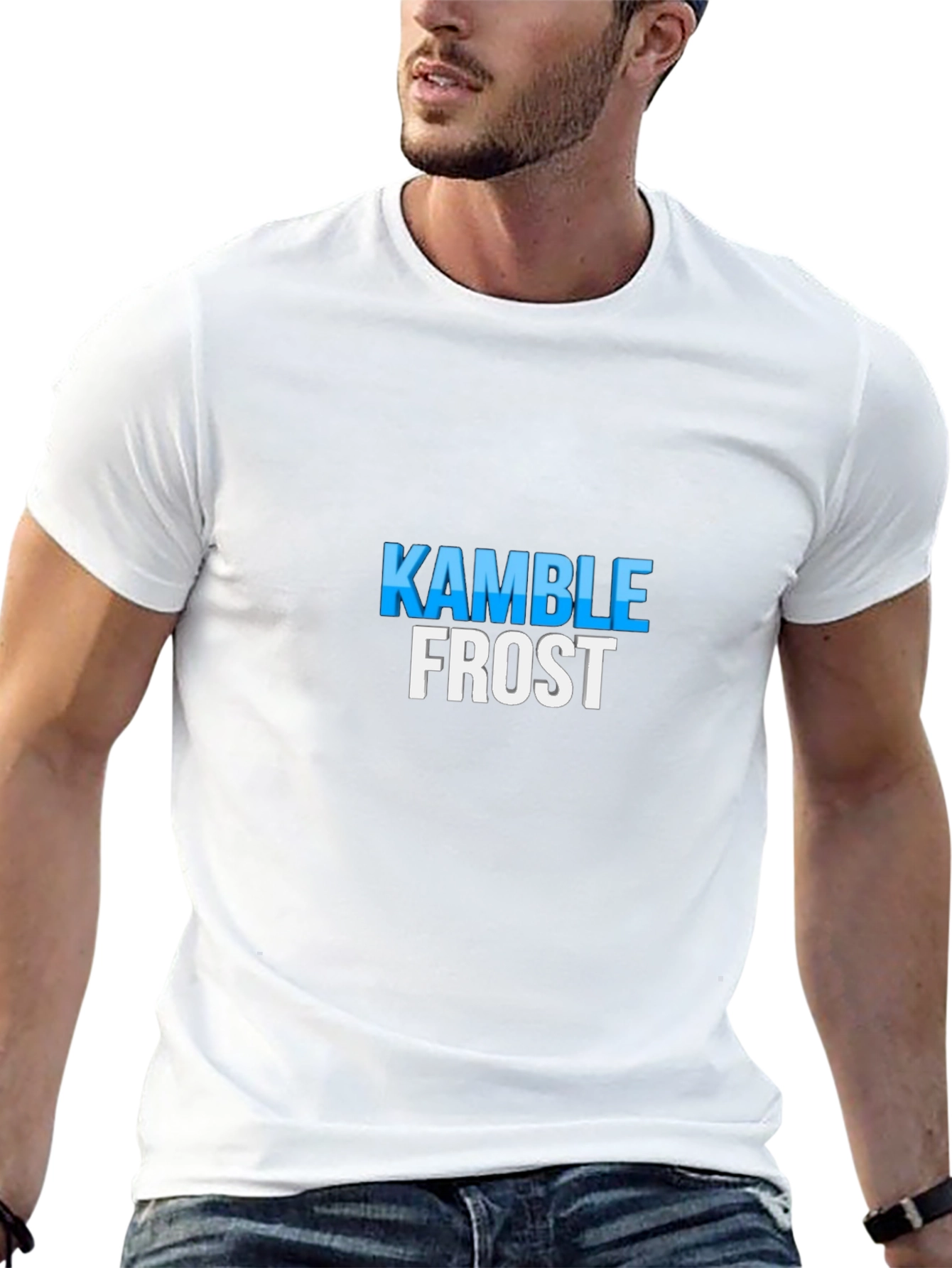 Kamble Frost Graphic Tee - Soft Cotton Blend