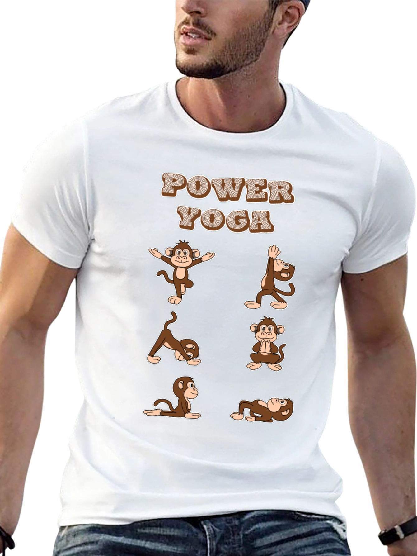 Power Yoga Monkey T-Shirt