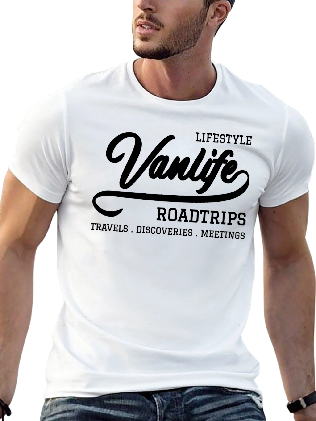 Vanlife Lifestyle T-Shirt: Road Trip Ready!