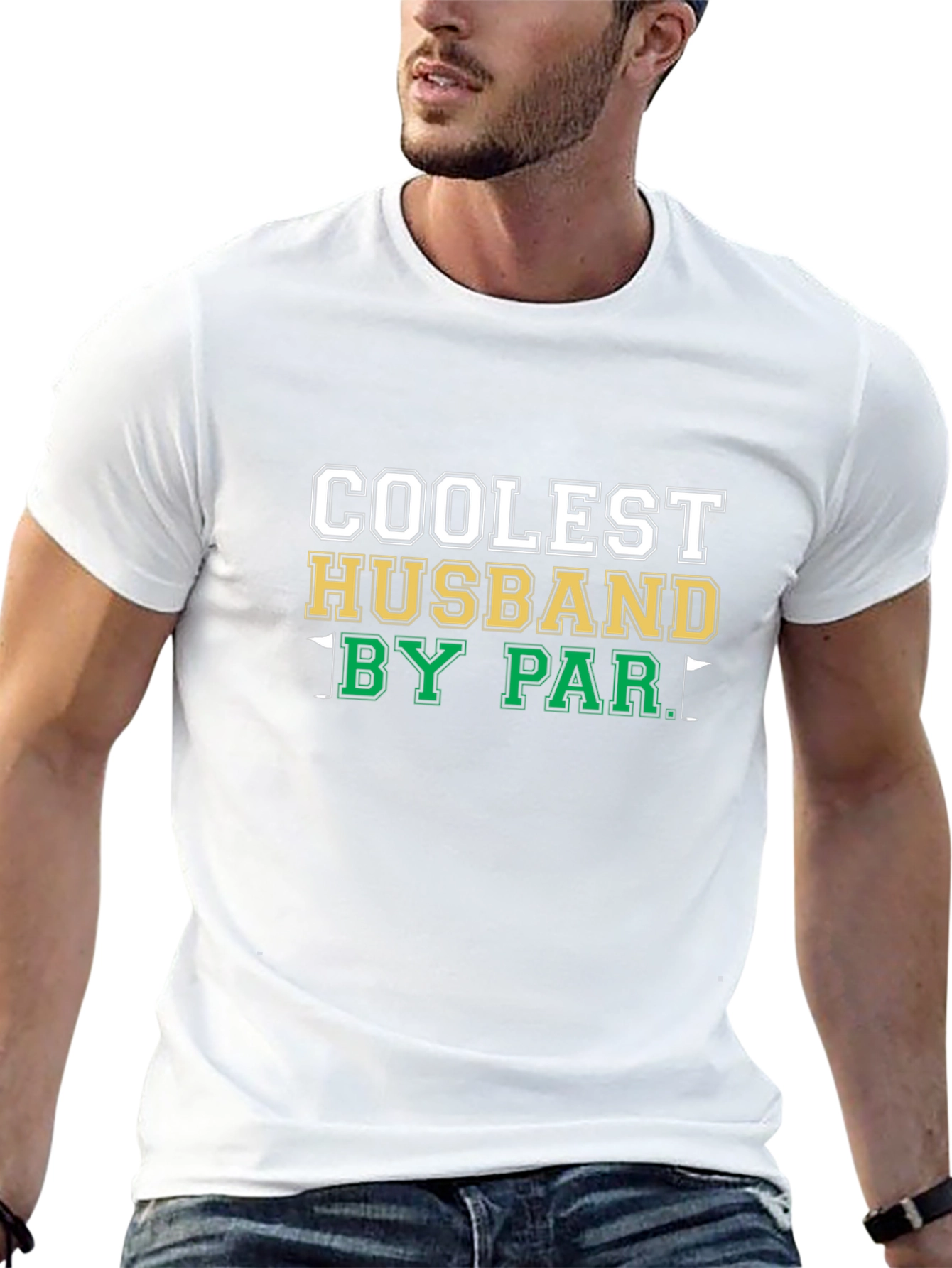Coolest Husband By Par T-Shirt | Golfing Husband Tee