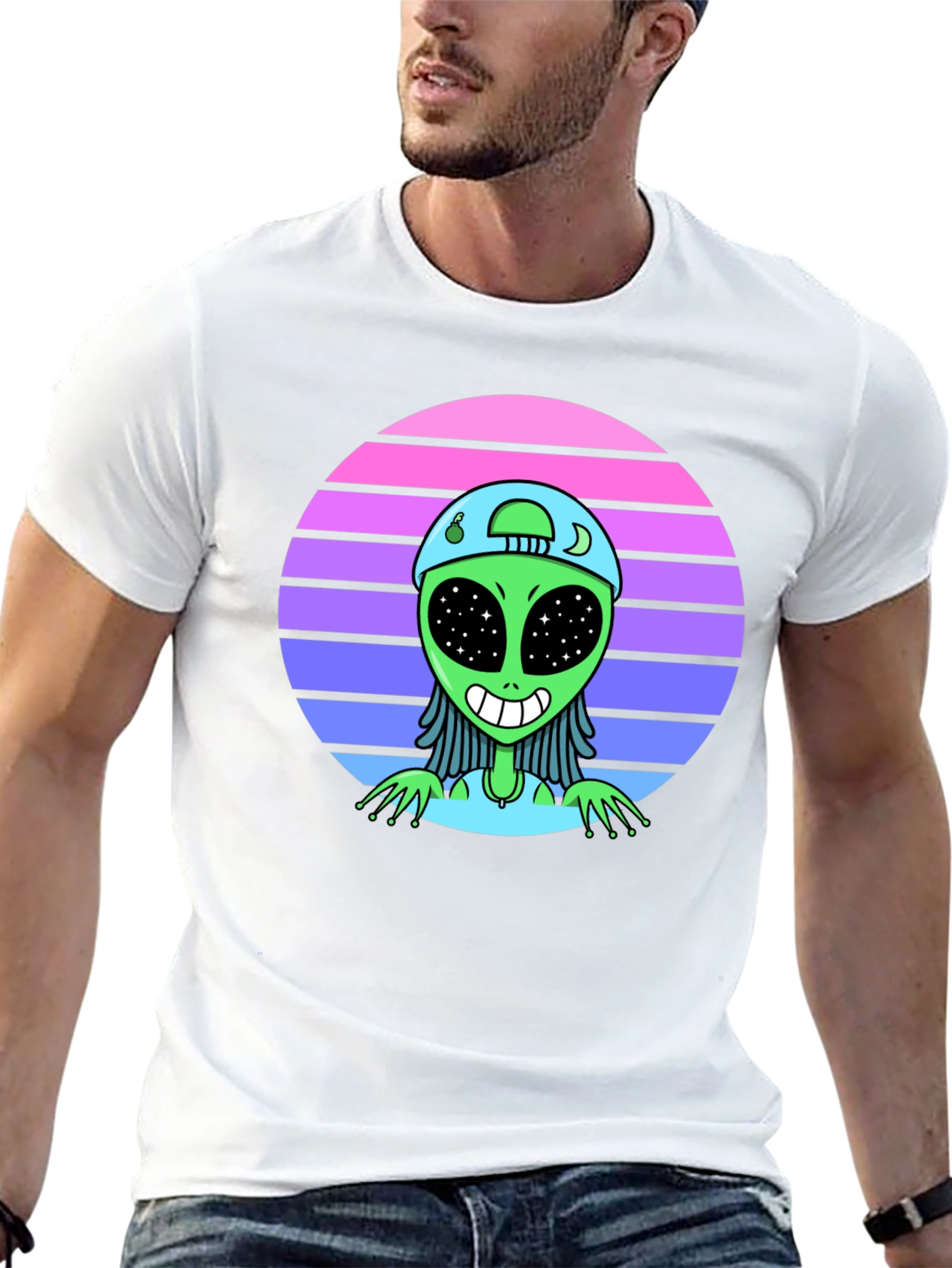 Retro Alien Graphic Tee