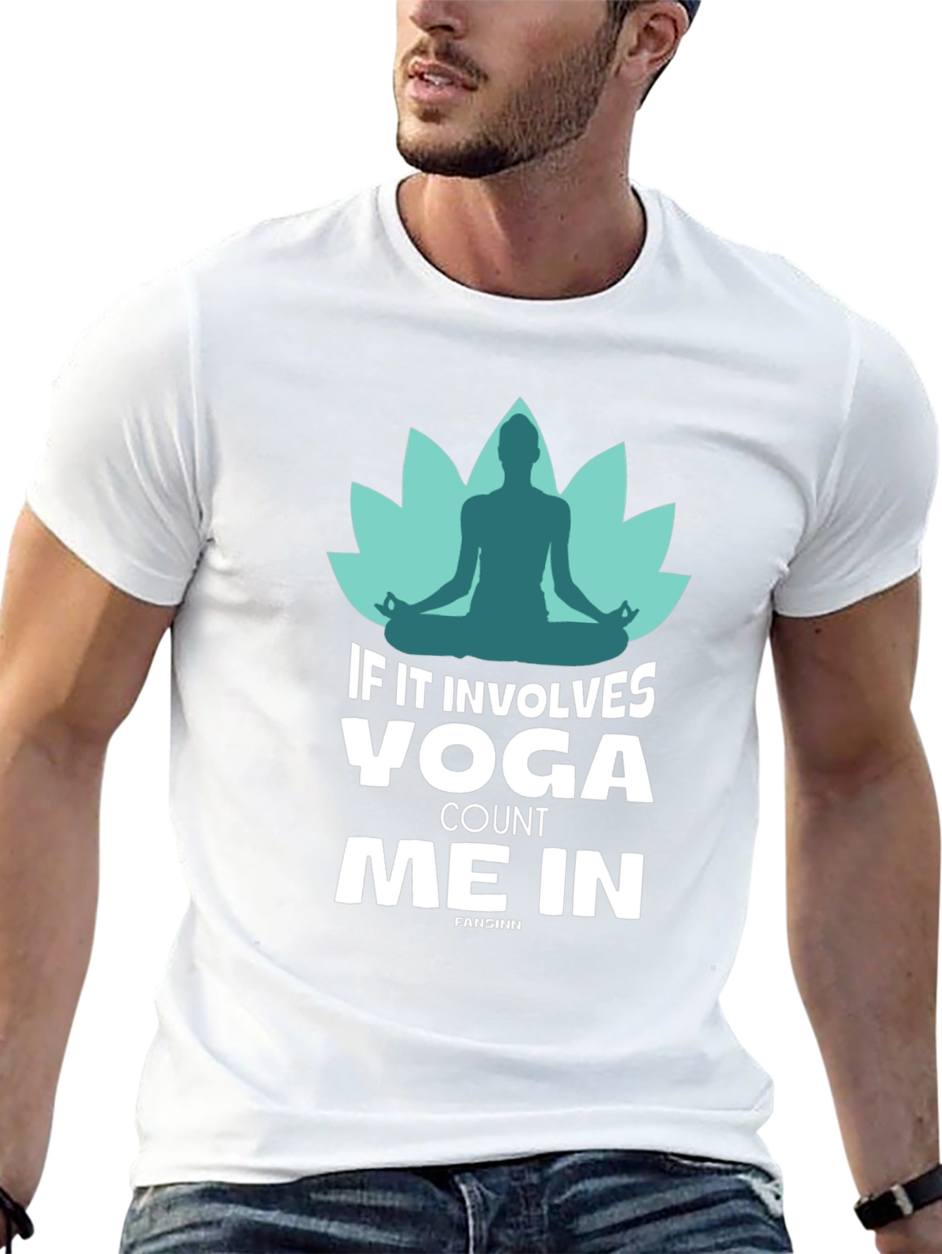 Yoga Count Me In Black T-Shirt
