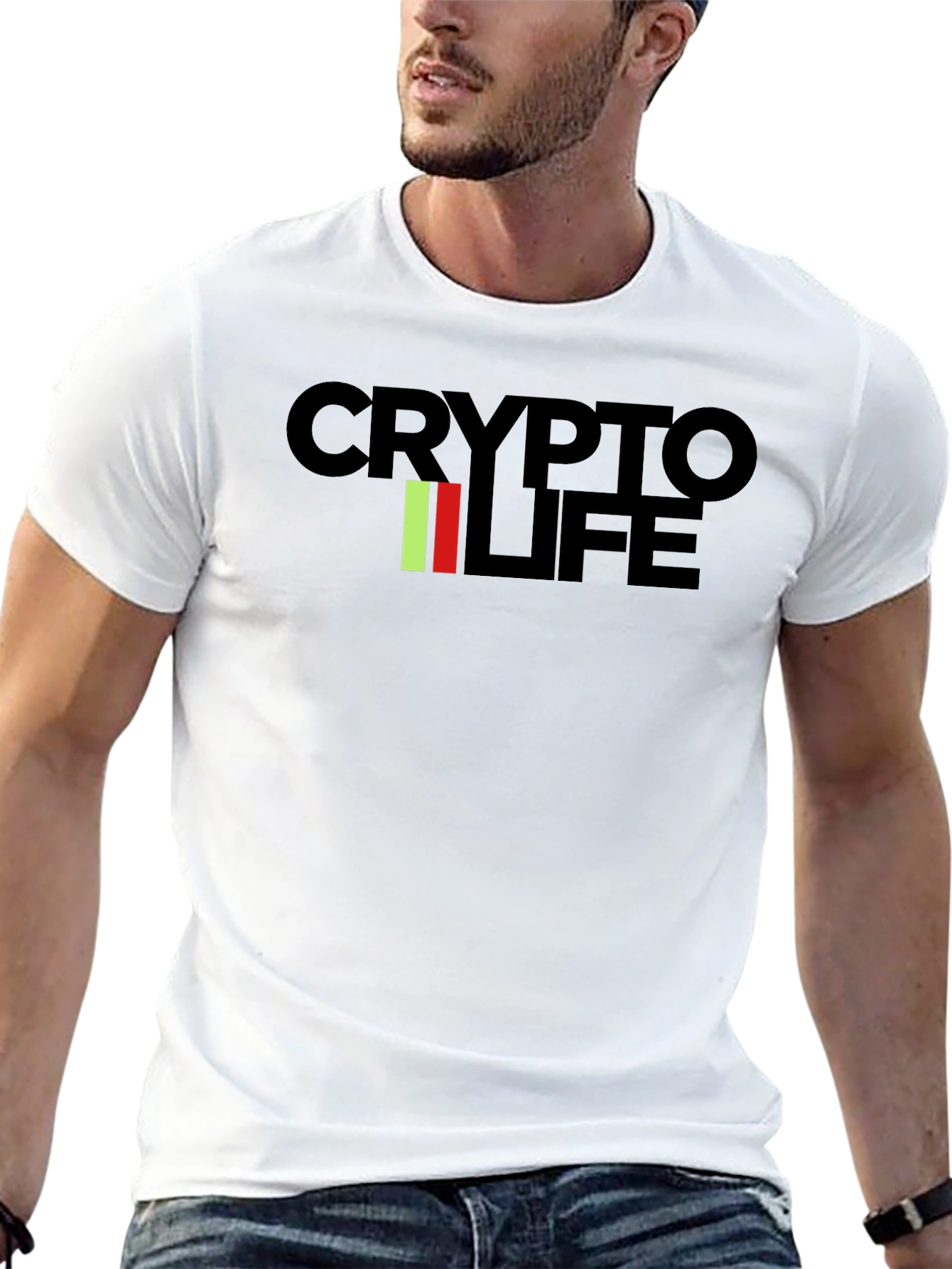 Crypto Life Graphic Tee - Black