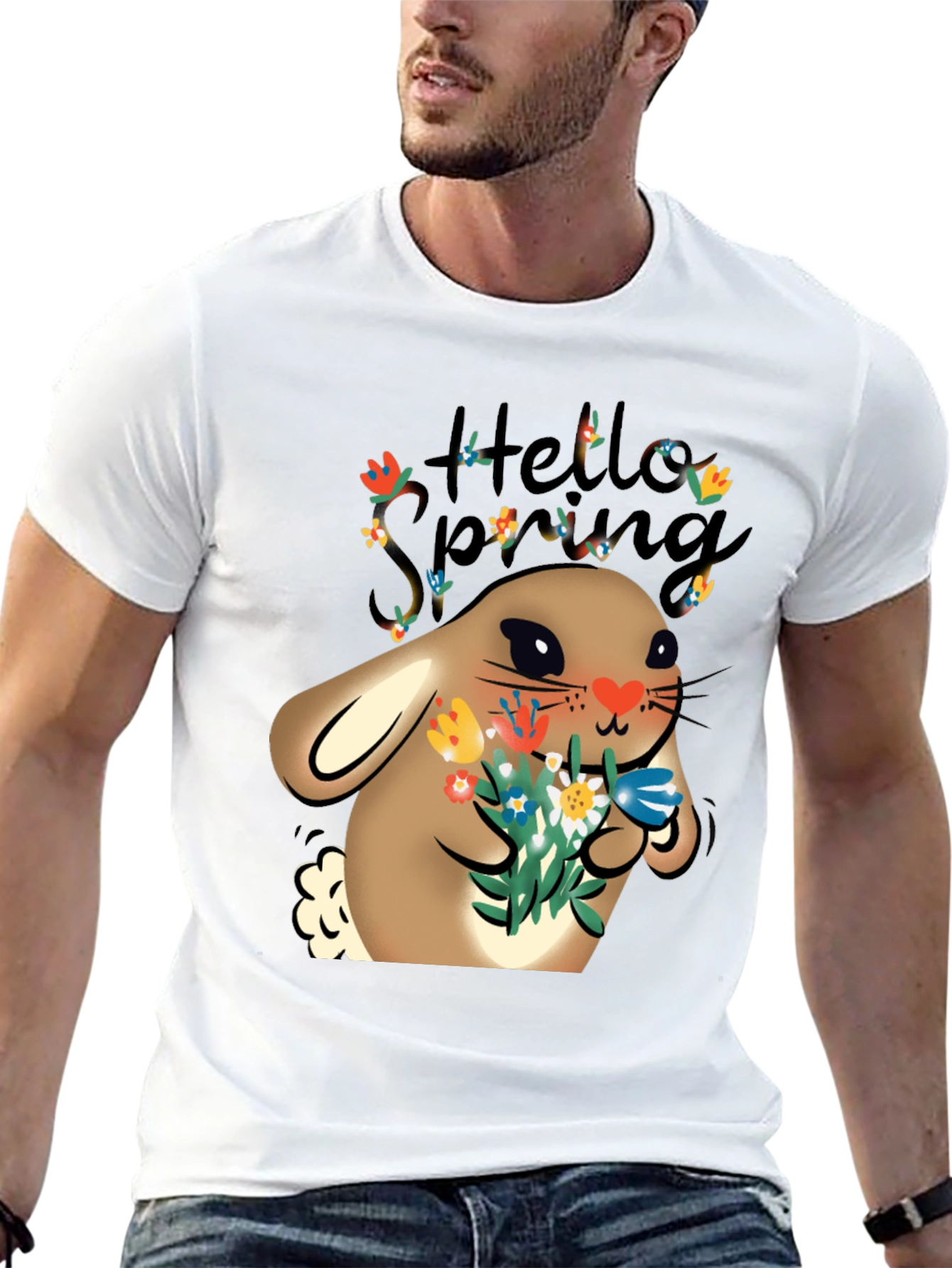 Cute Bunny Spring T-Shirt