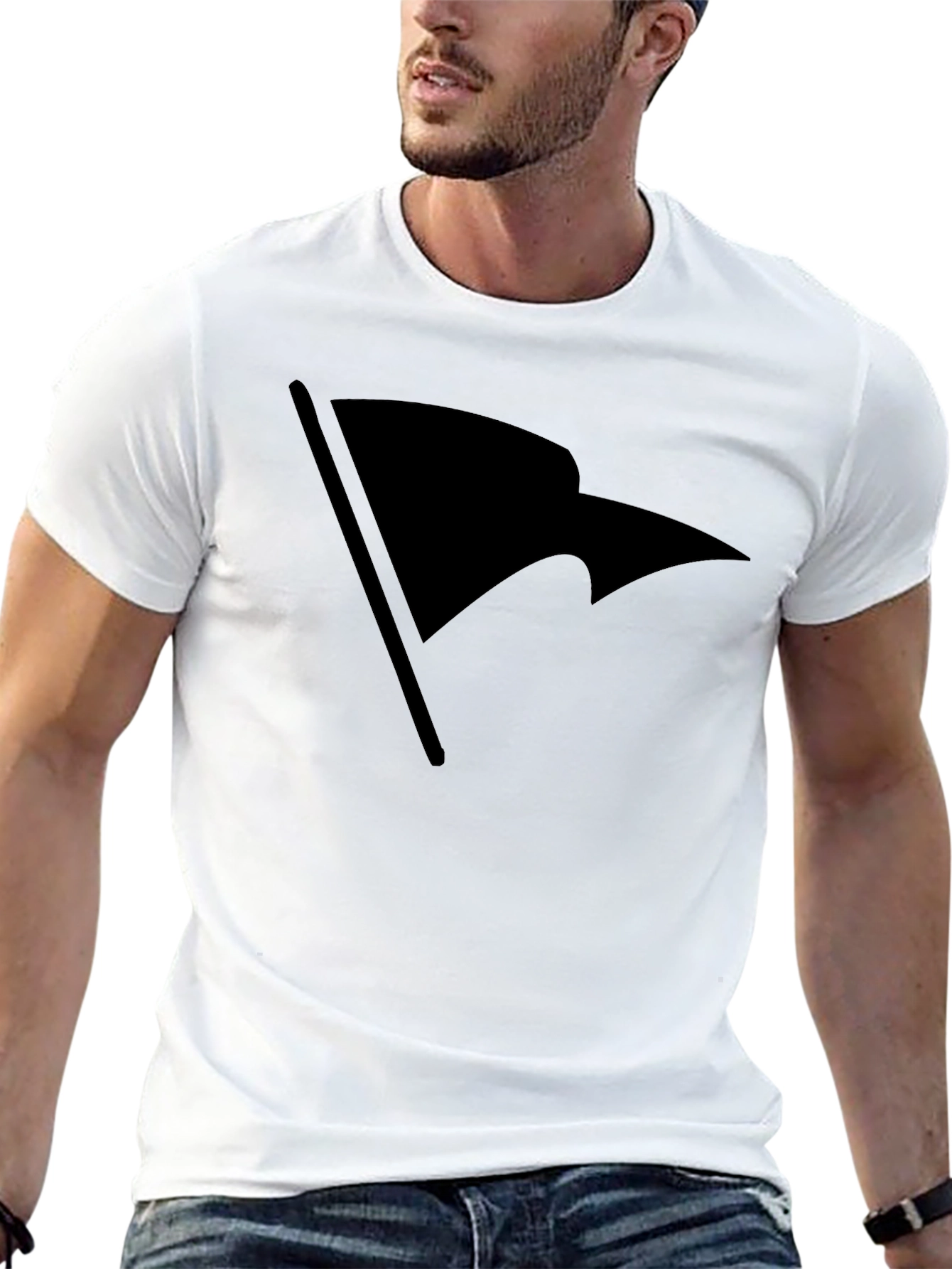 Black Flag Graphic T-Shirt - Stylish Casual Wear