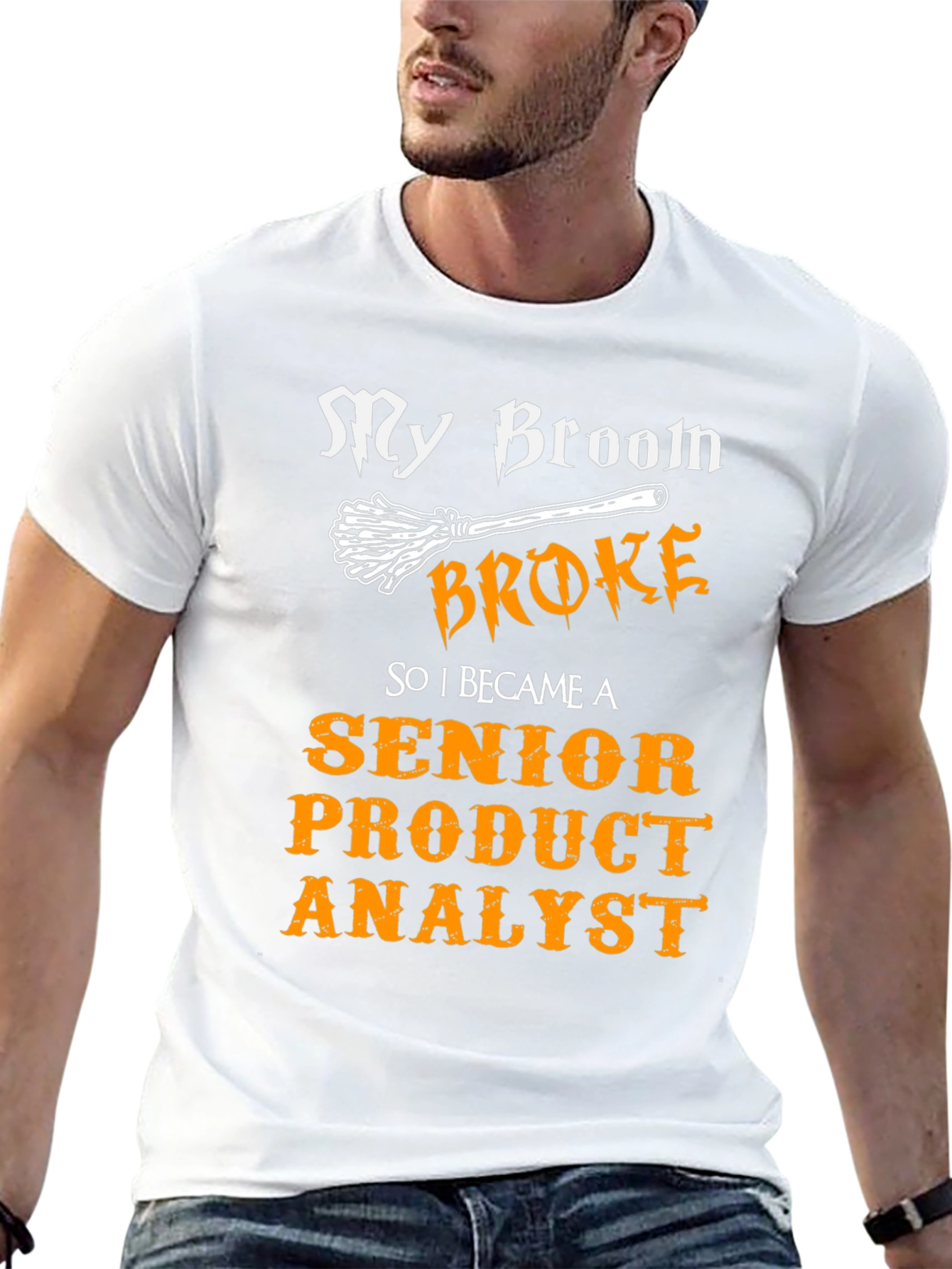 Senior Product Analyst Funny Halloween T-Shirt
