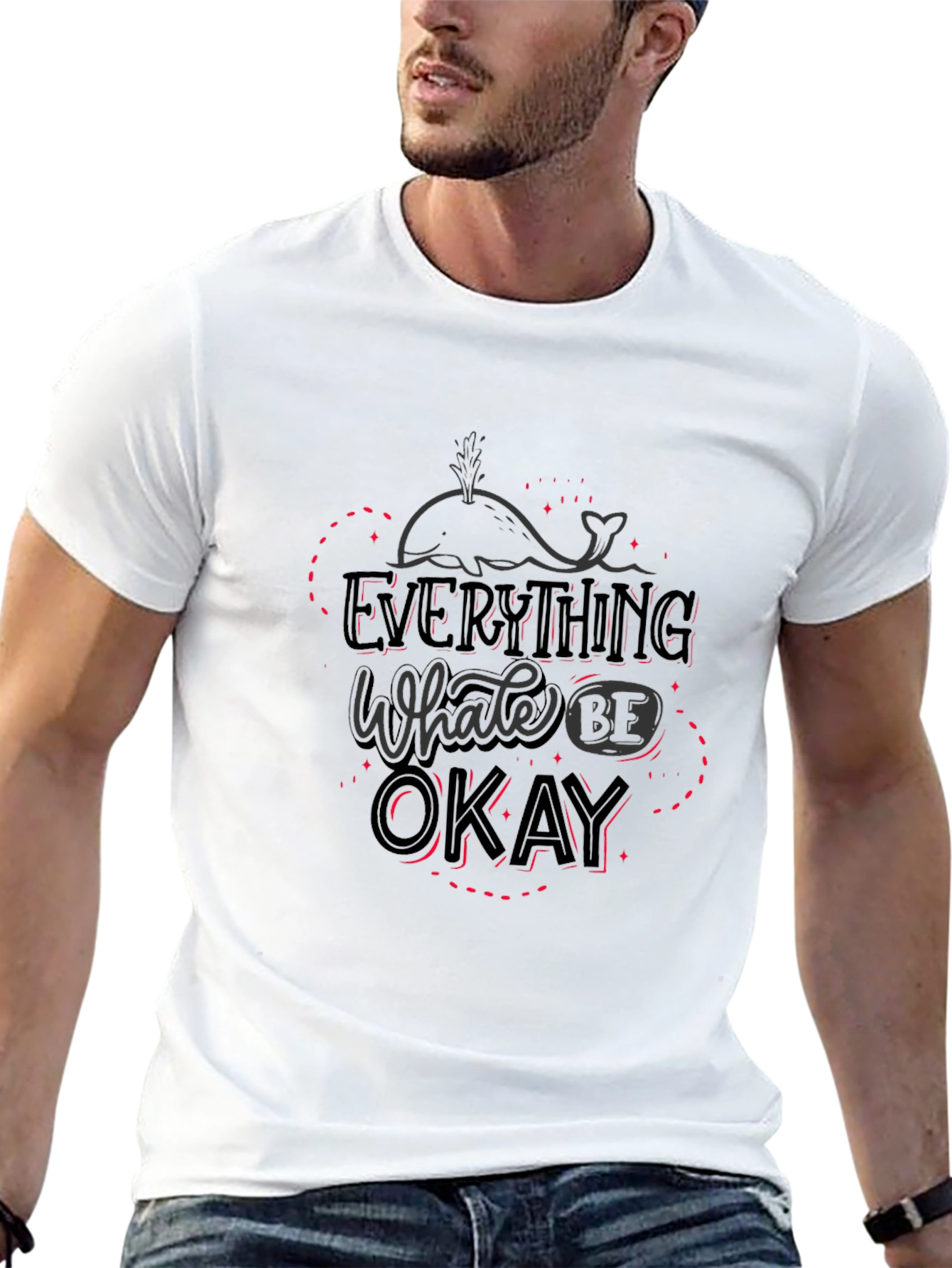 Everything Whale Be Okay Graphic T-Shirt
