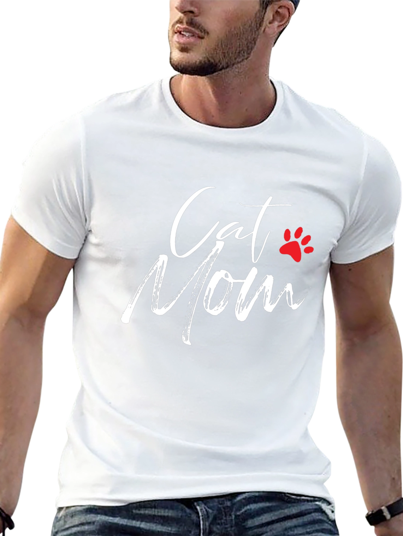 Cat Mom T-Shirt - Cute Pet Lover Tee