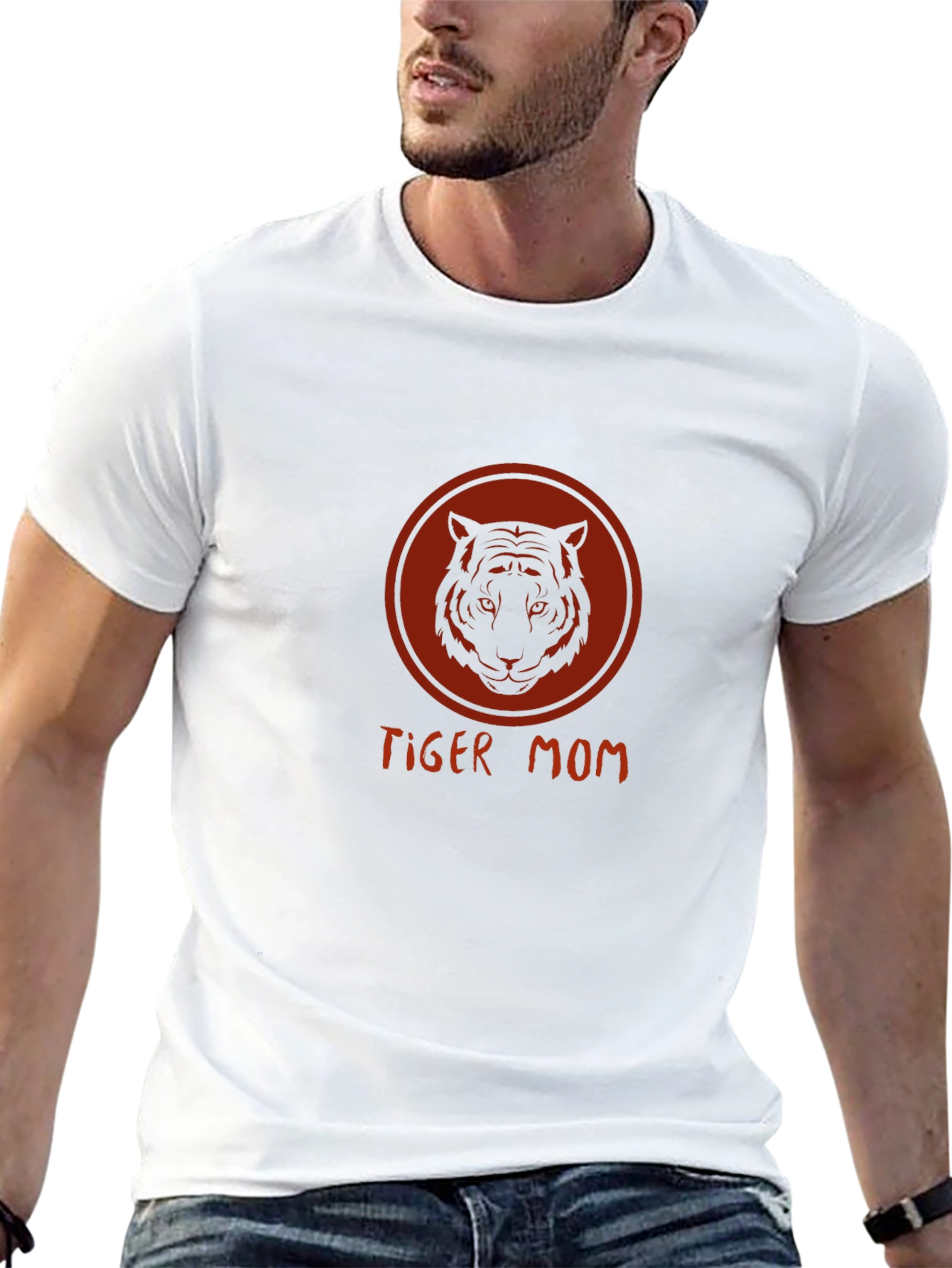 Tiger Mom Graphic Tee - Black