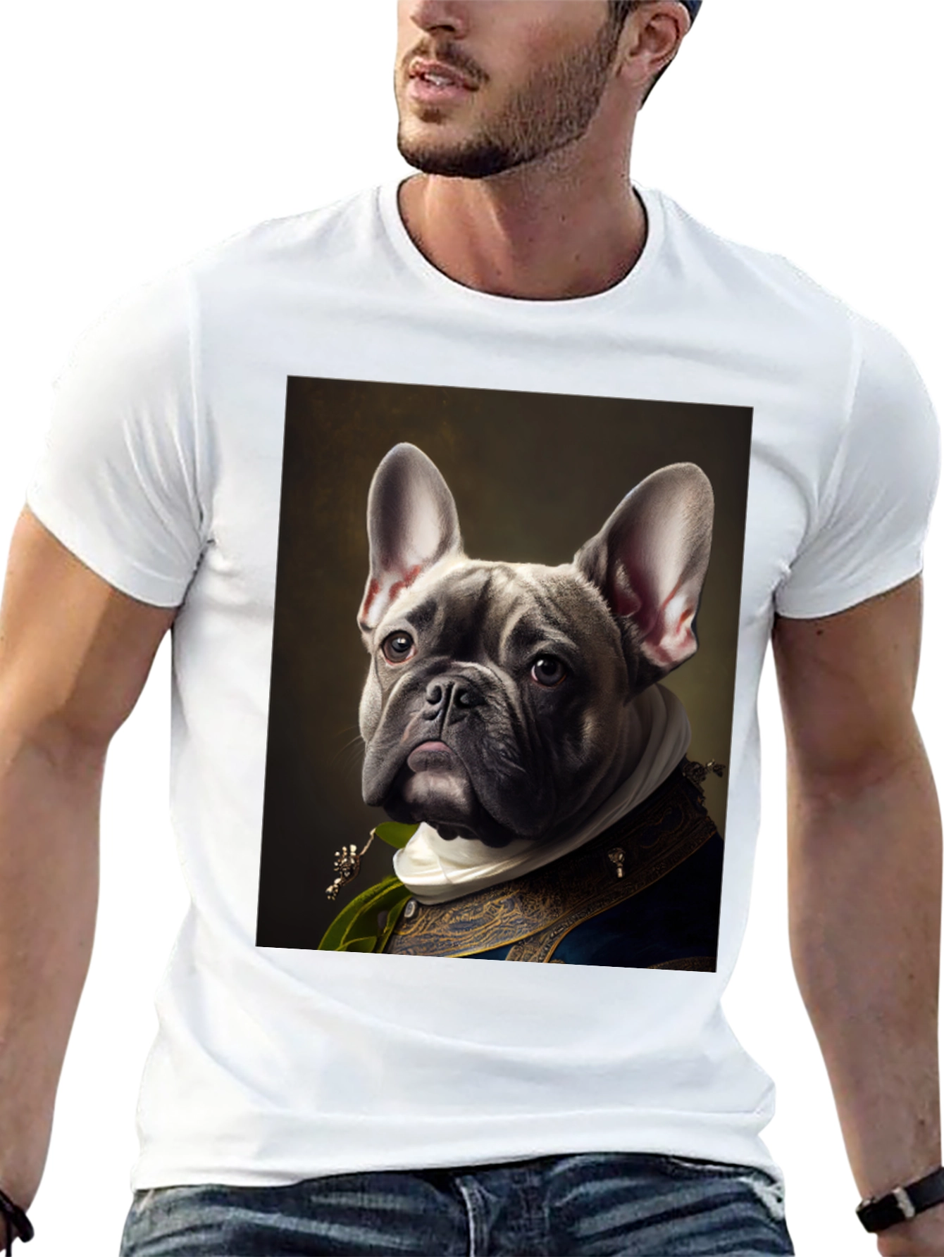 Royal French Bulldog Portrait Tee