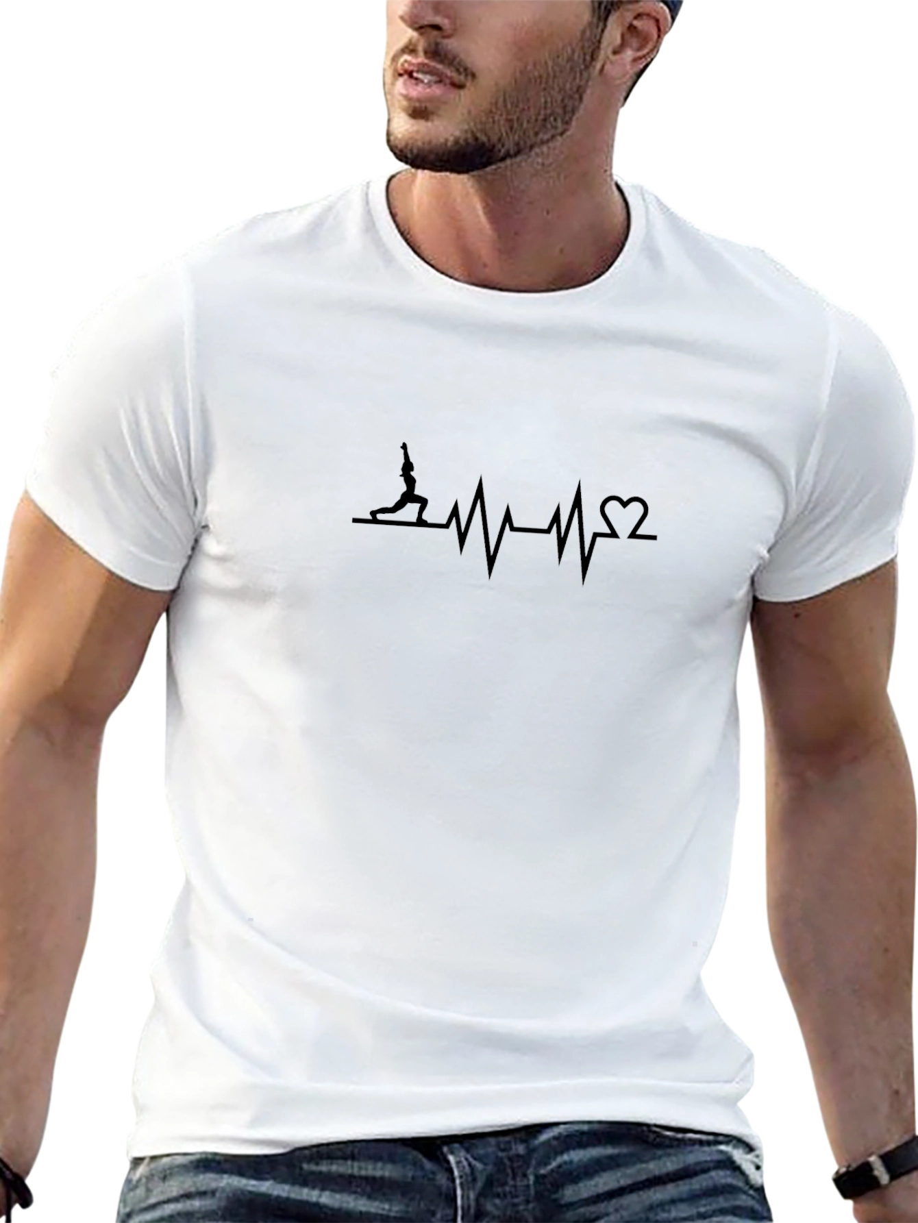 Yoga Heartbeat T-Shirt - Zen Style