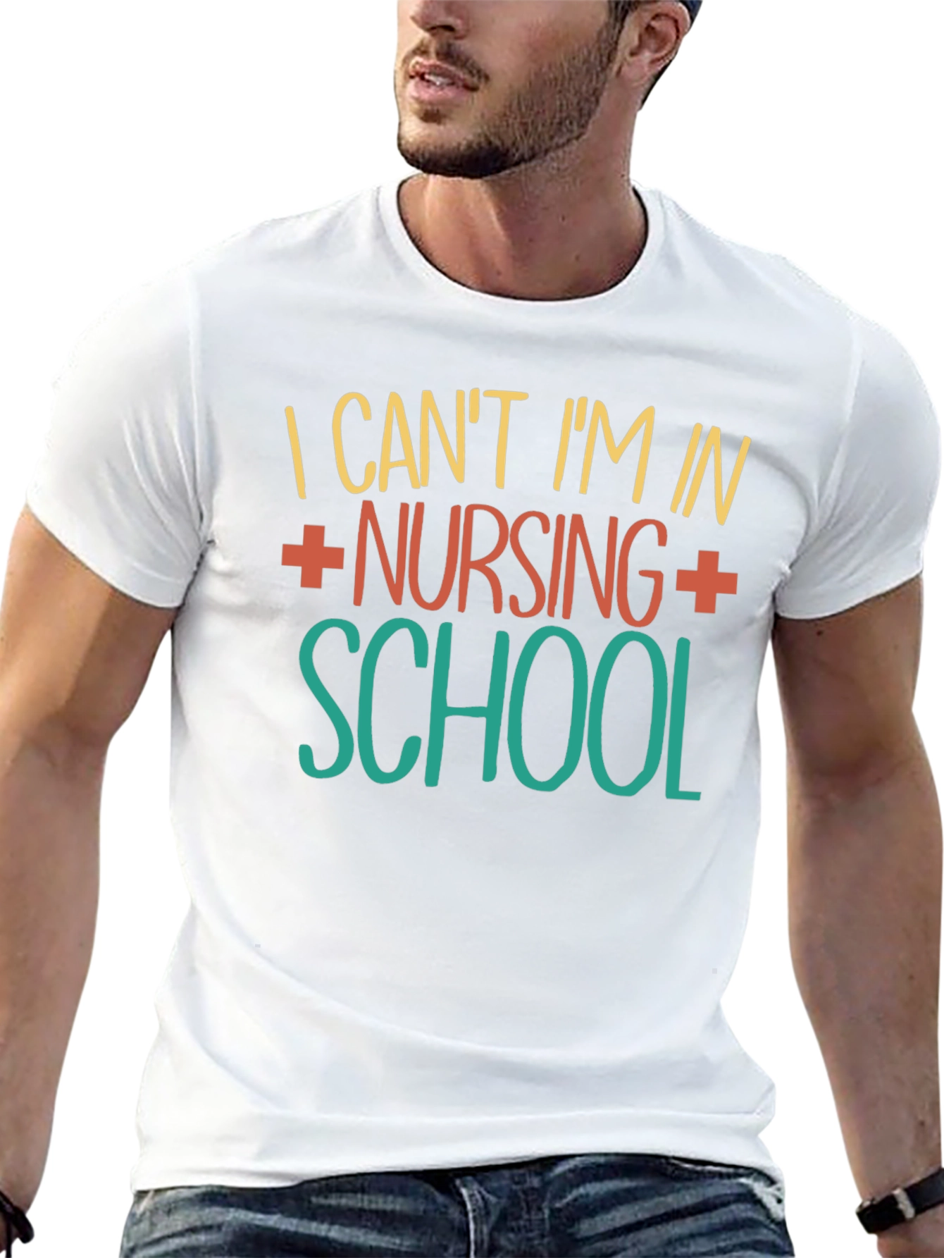 Nursing School T-Shirt - I Cant Im In...