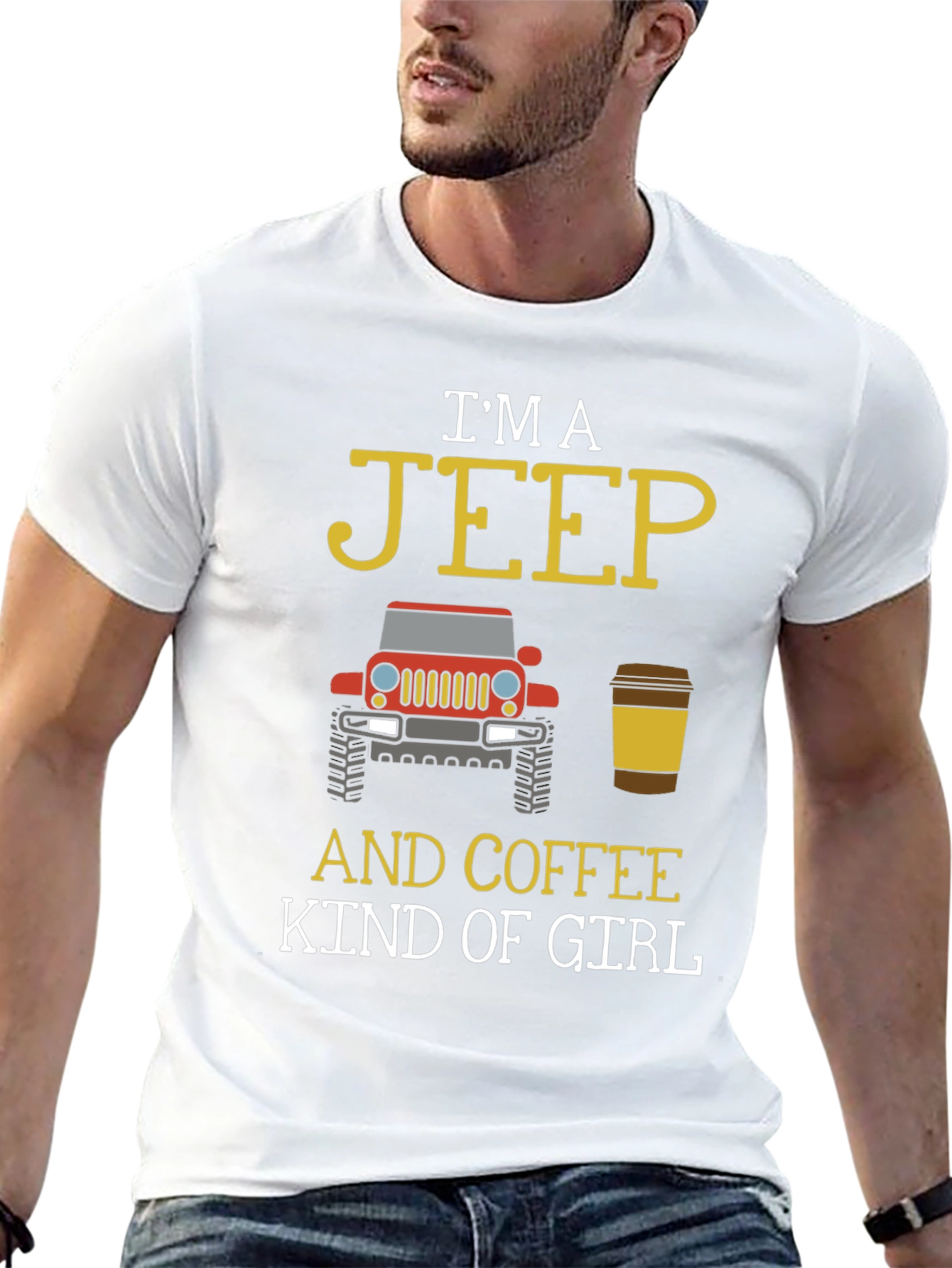 Jeep and Coffee Kind of Girl T-Shirt