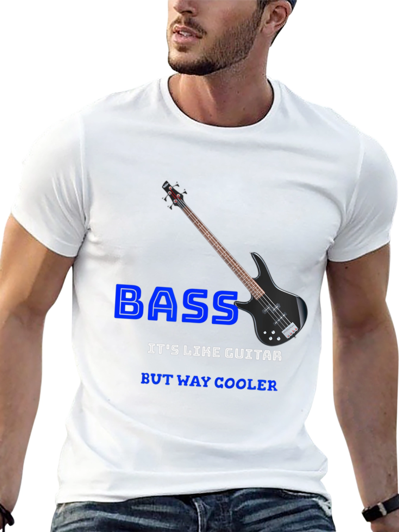 Bass Guitar Cool T-Shirt - Musician Gift