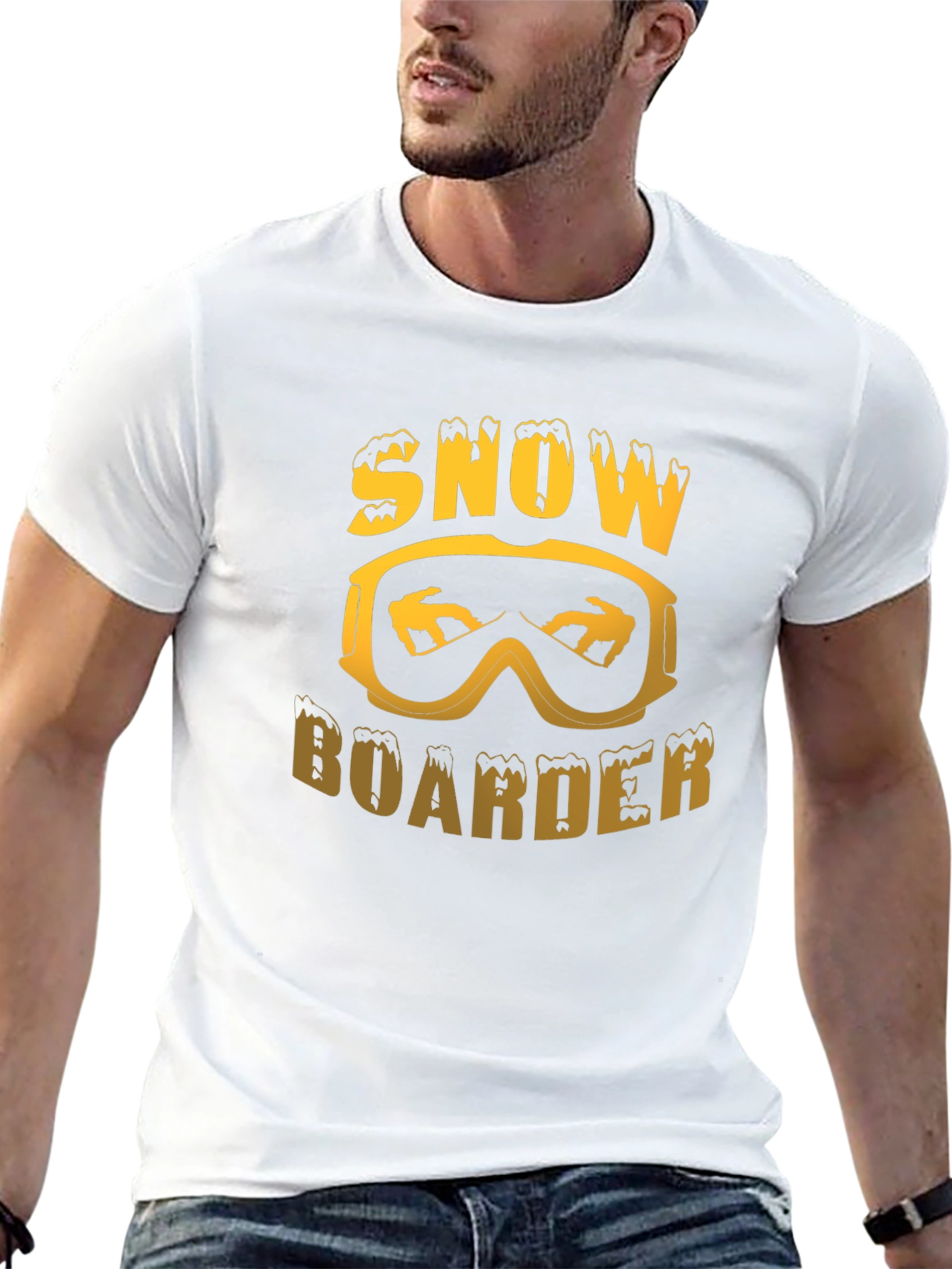 Snowboarder Graphic Tee - Cool Sports Shirt