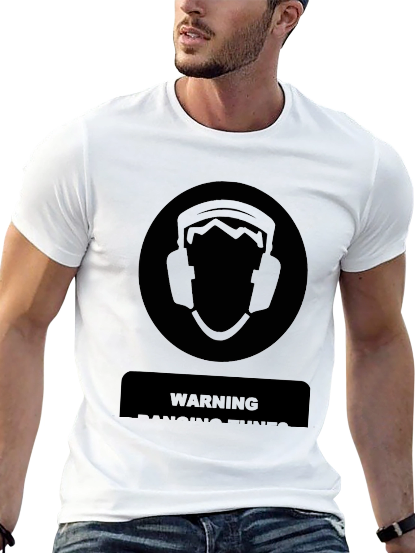 Warning Loud Music Hearing Protection T-Shirt