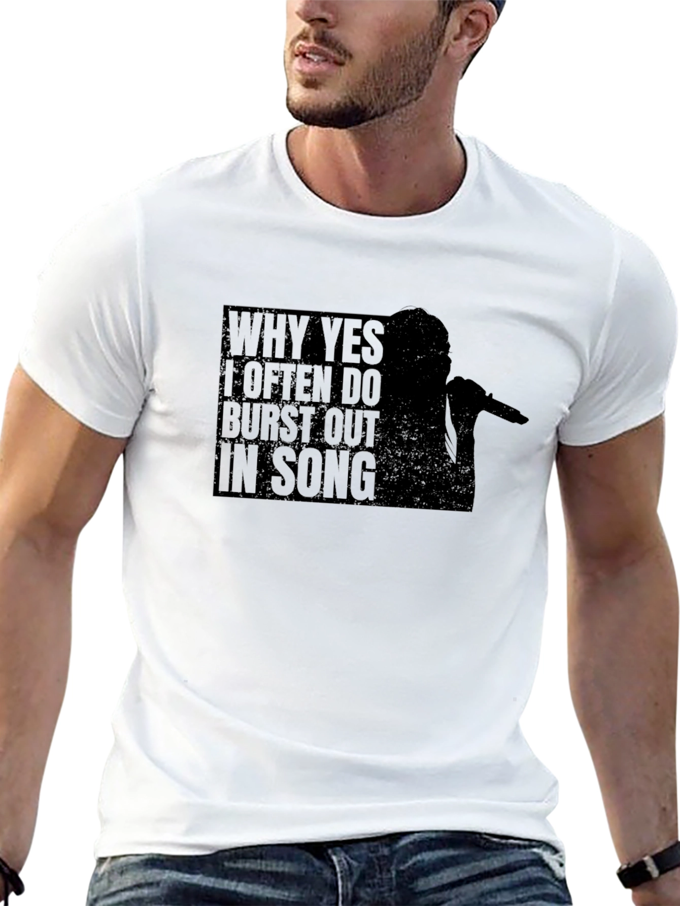 Burst Out In Song T-Shirt - Comfy Cotton Tee