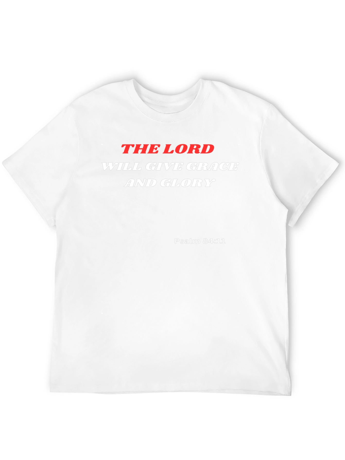 The Lord Will Give Grace Black T-Shirt