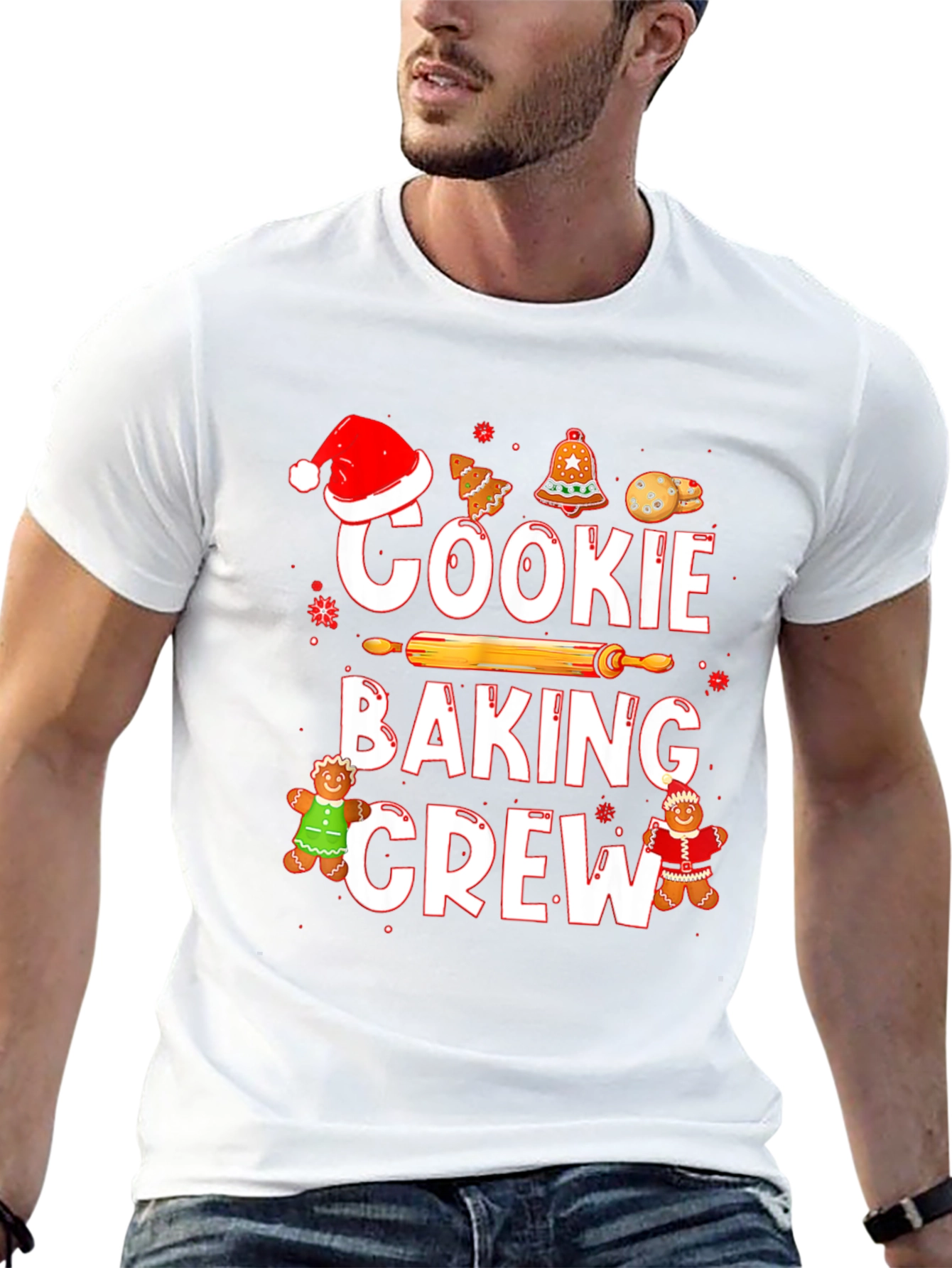 Cookie Baking Crew Christmas T-Shirt