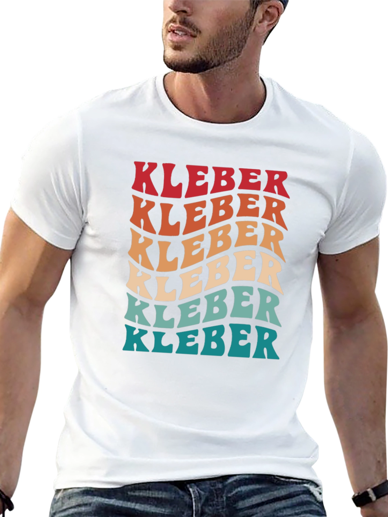 KLEBER Retro Graphic T-Shirt - Funky 70s Style