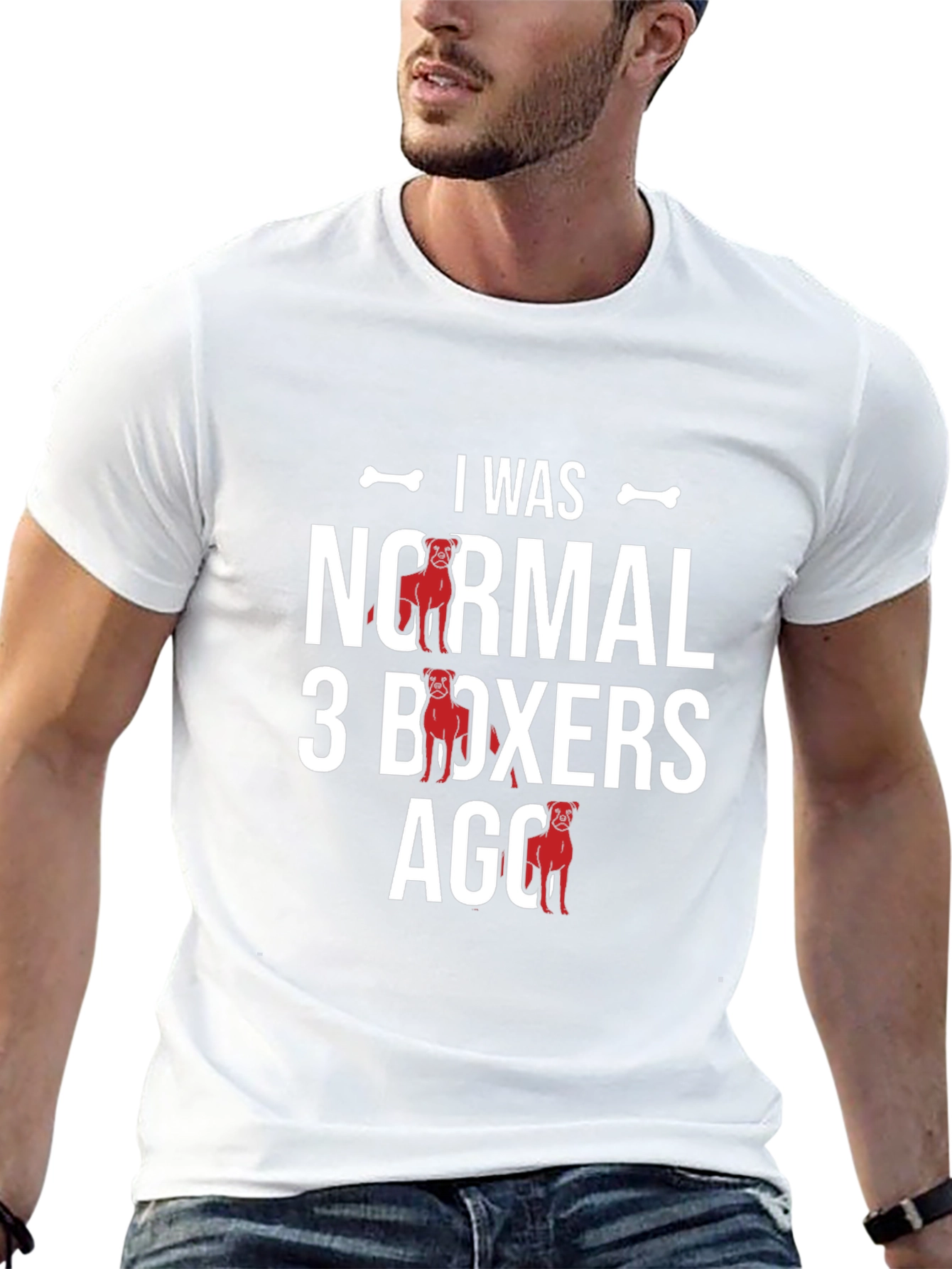 I Was Normal 3 Boxers Ago Graphic T-Shirt