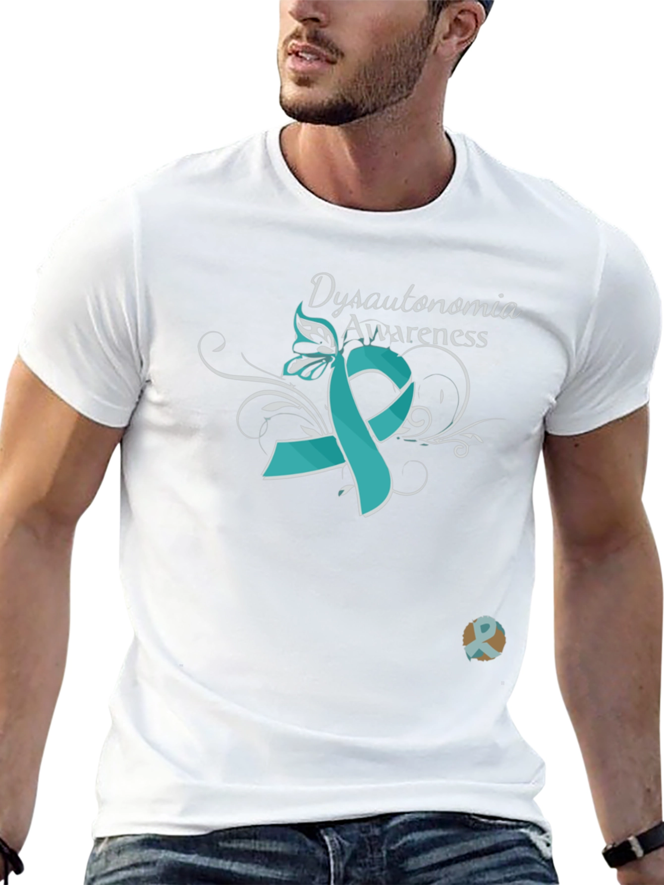 Dysautonomia Awareness Ribbon T-Shirt - Support & Style