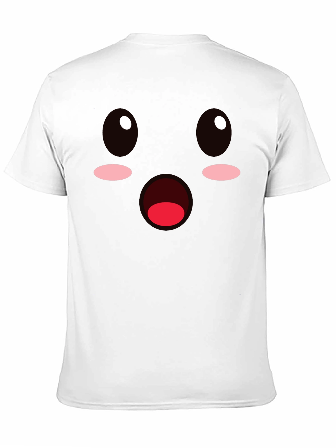 Funny Emoji Face Black T-Shirt