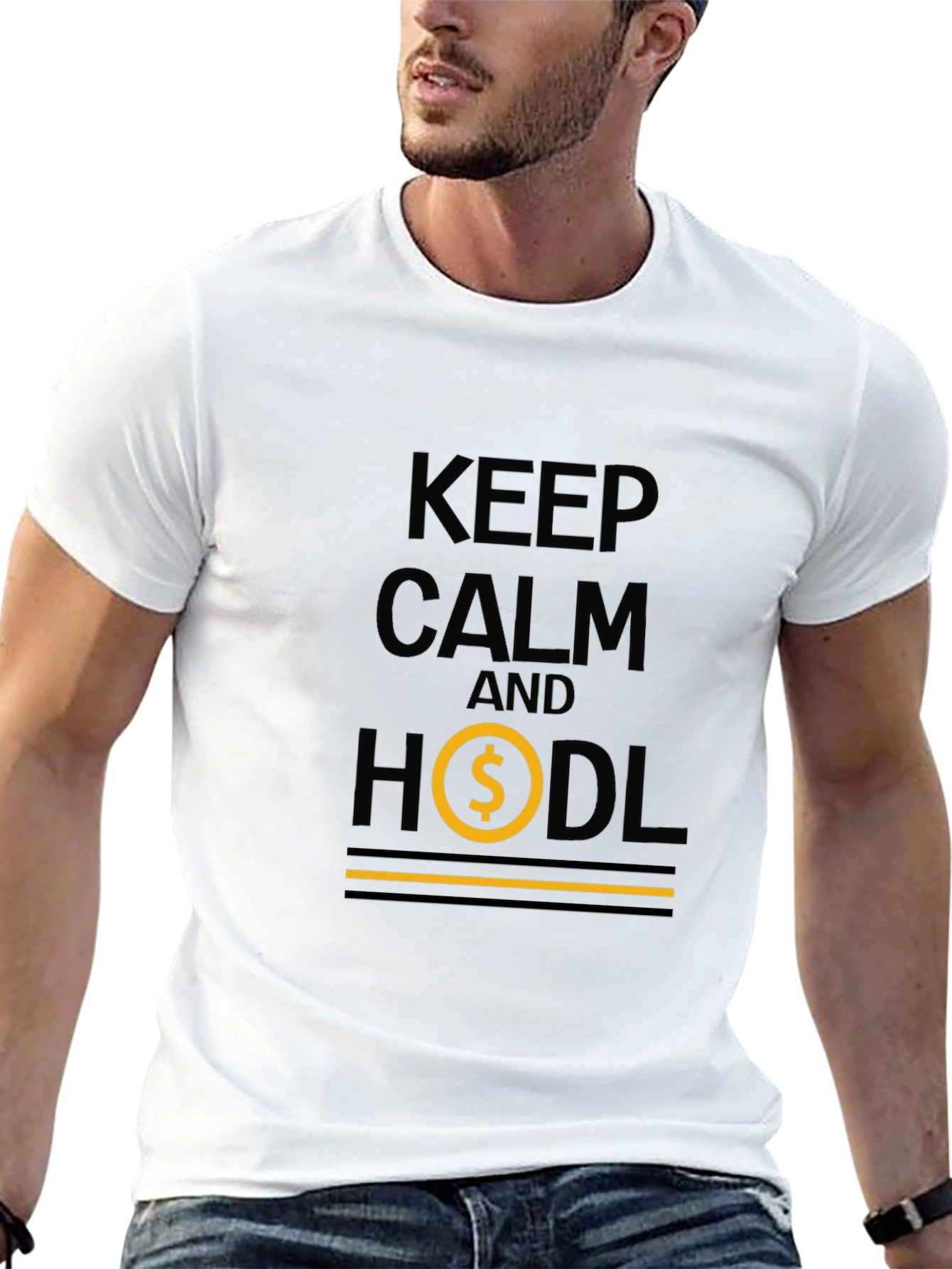 Keep Calm and HODL Crypto T-Shirt