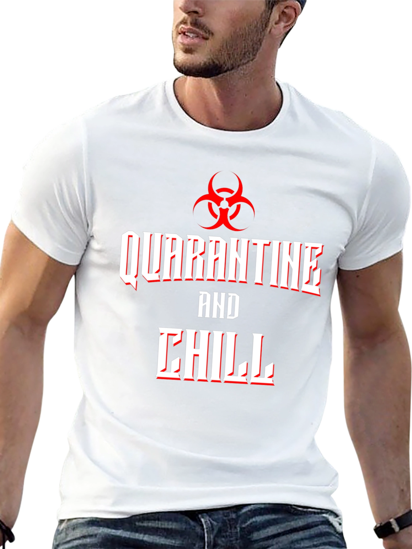 Quarantine and Chill Biohazard T-Shirt
