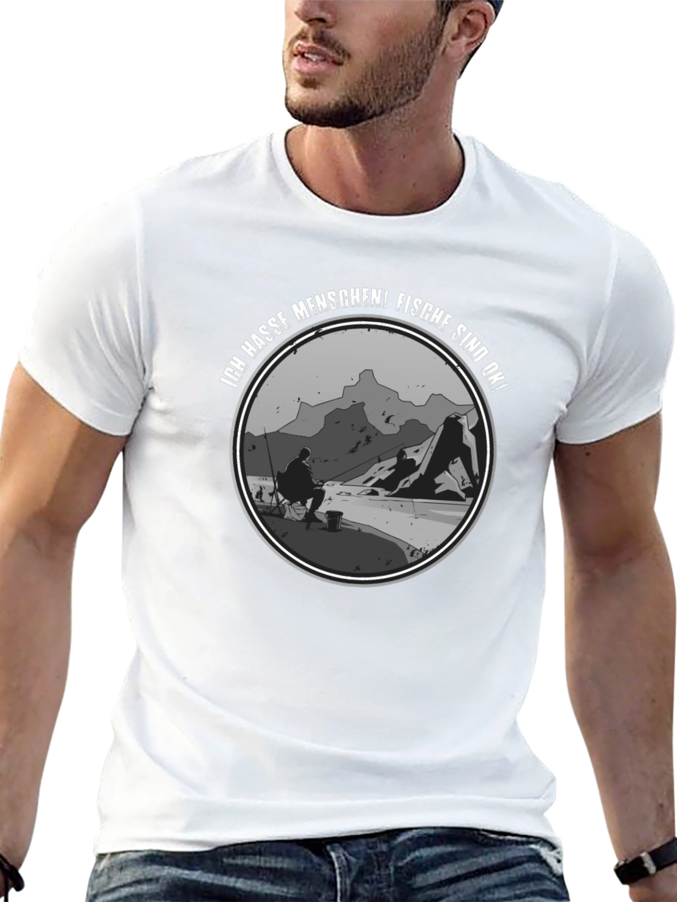 I Hate People Fishing T-Shirt