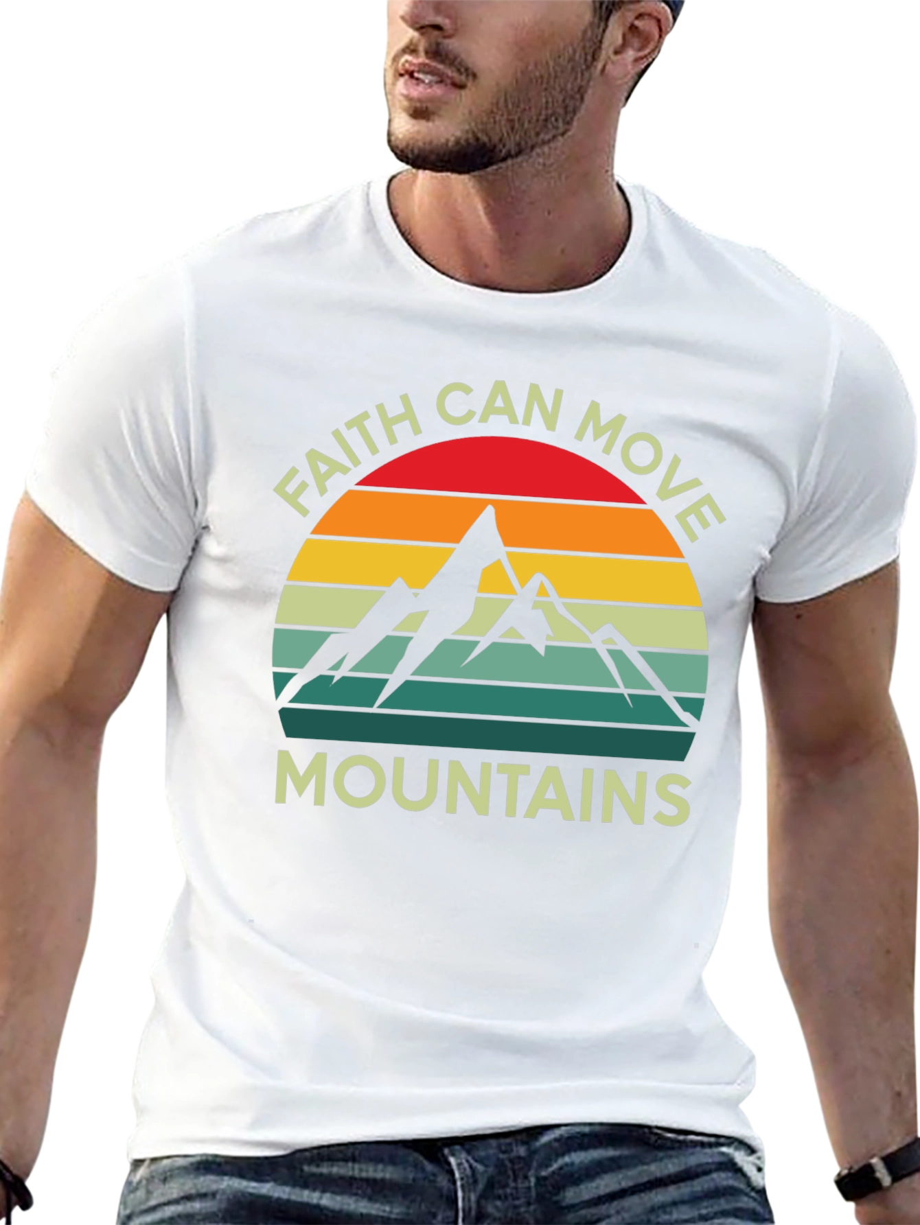 Faith Can Move Mountains Graphic T-Shirt