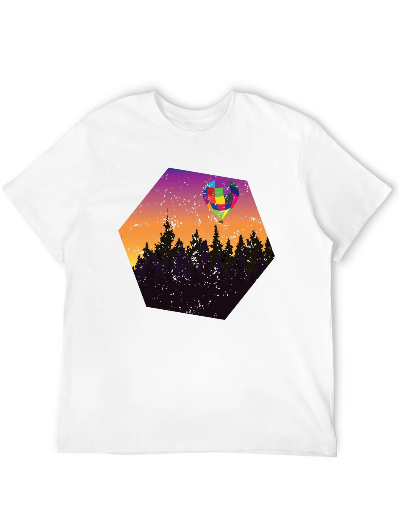 Abstract Balloon Forest Graphic Tee