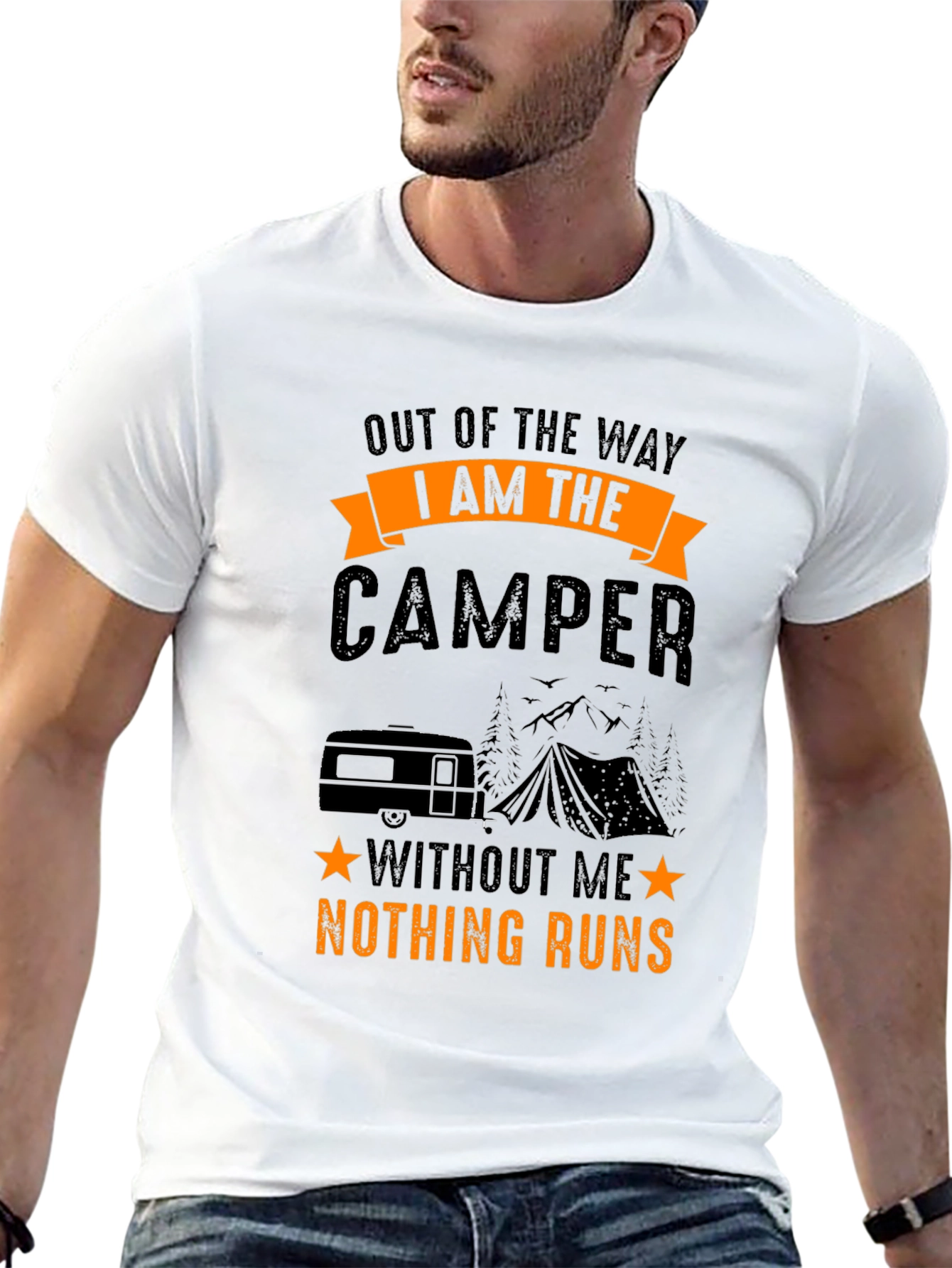 I Am The Camper T-Shirt - Camping Adventure Tee