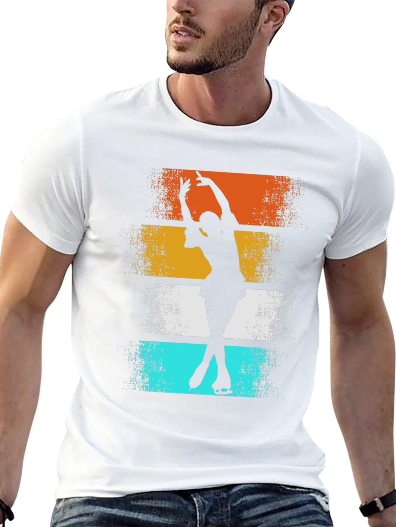 Figure Skating Retro T-Shirt