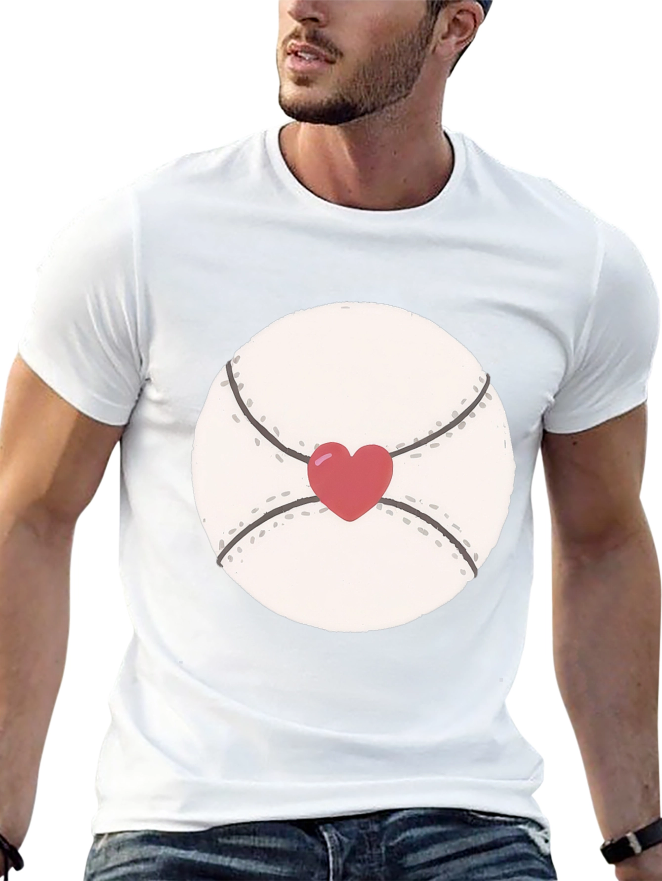 Heart Baseball T-Shirt
