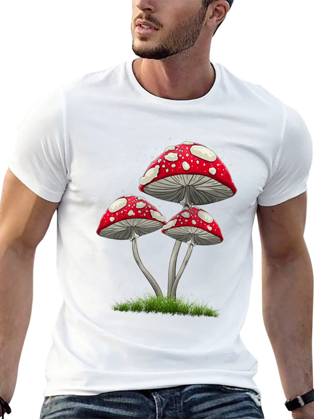 Mushroom Graphic Tee - Stylish & Unique
