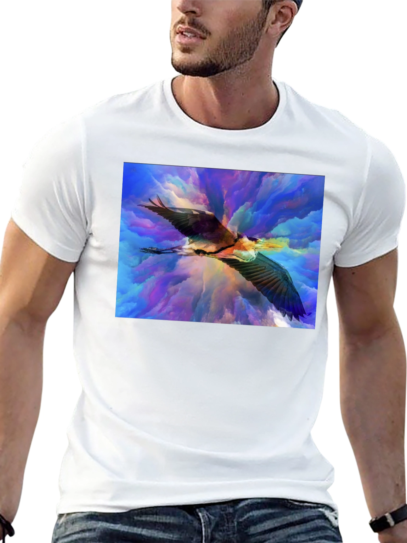 Heron Flight Graphic Tee