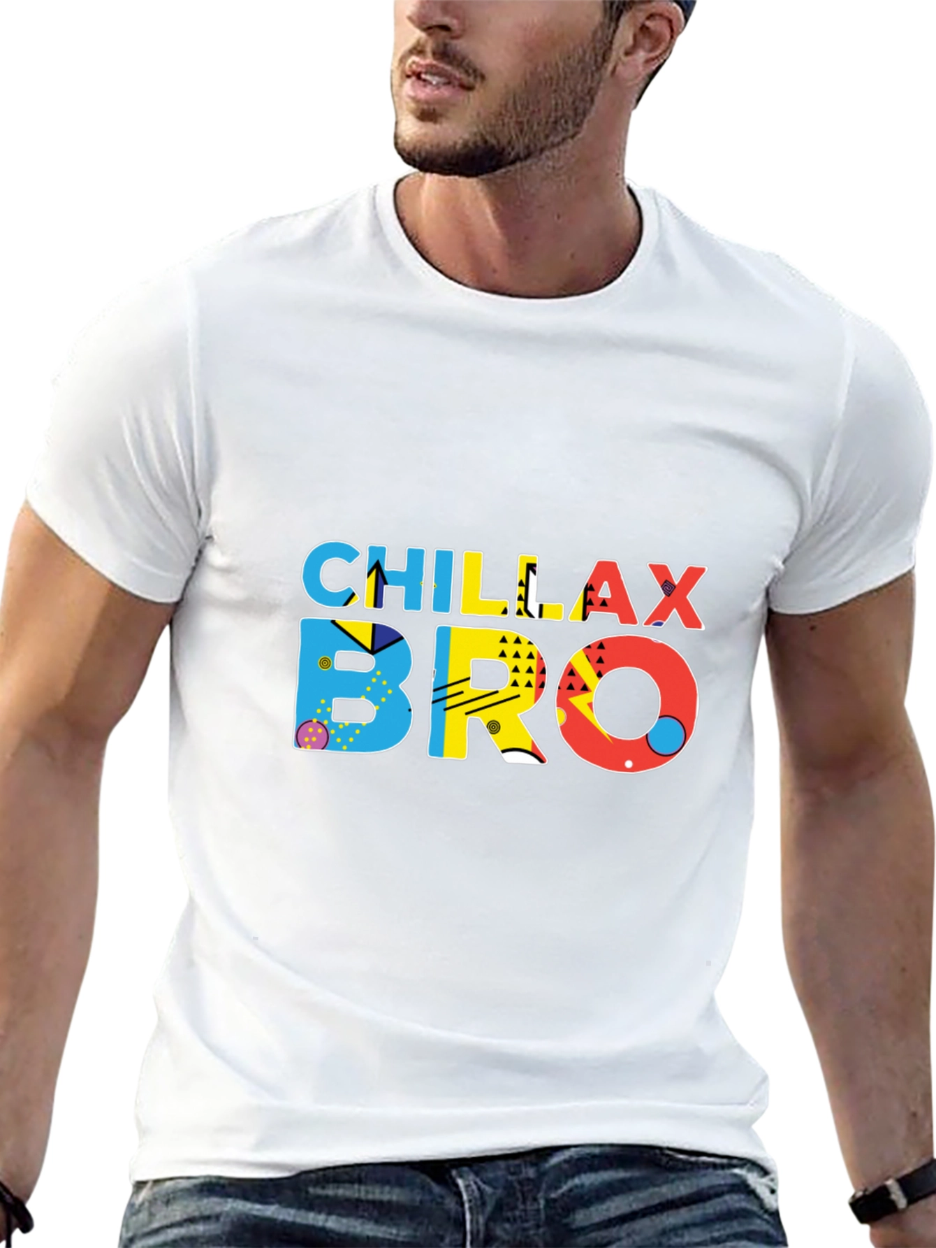 Chillax Bro Graphic T-Shirt - Trendy Casual Wear