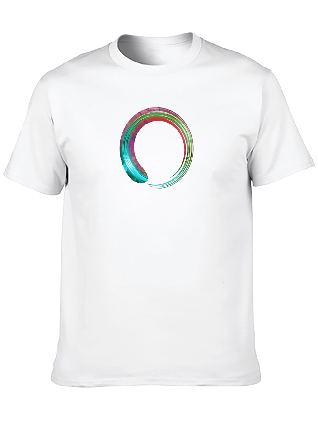Enso Circle Graphic Tee - Zen Style Black T-Shirt