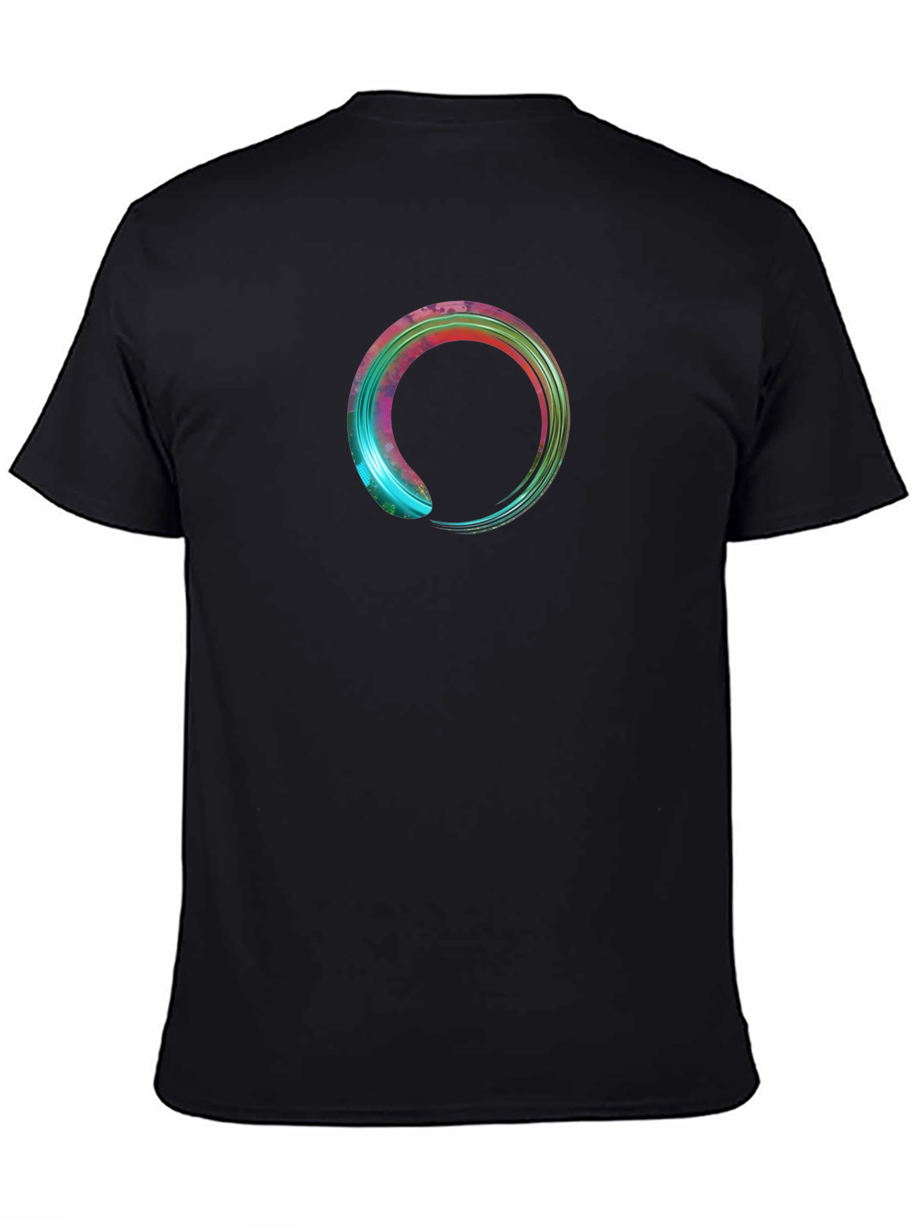 Enso Circle Graphic Tee - Zen Style Black T-Shirt