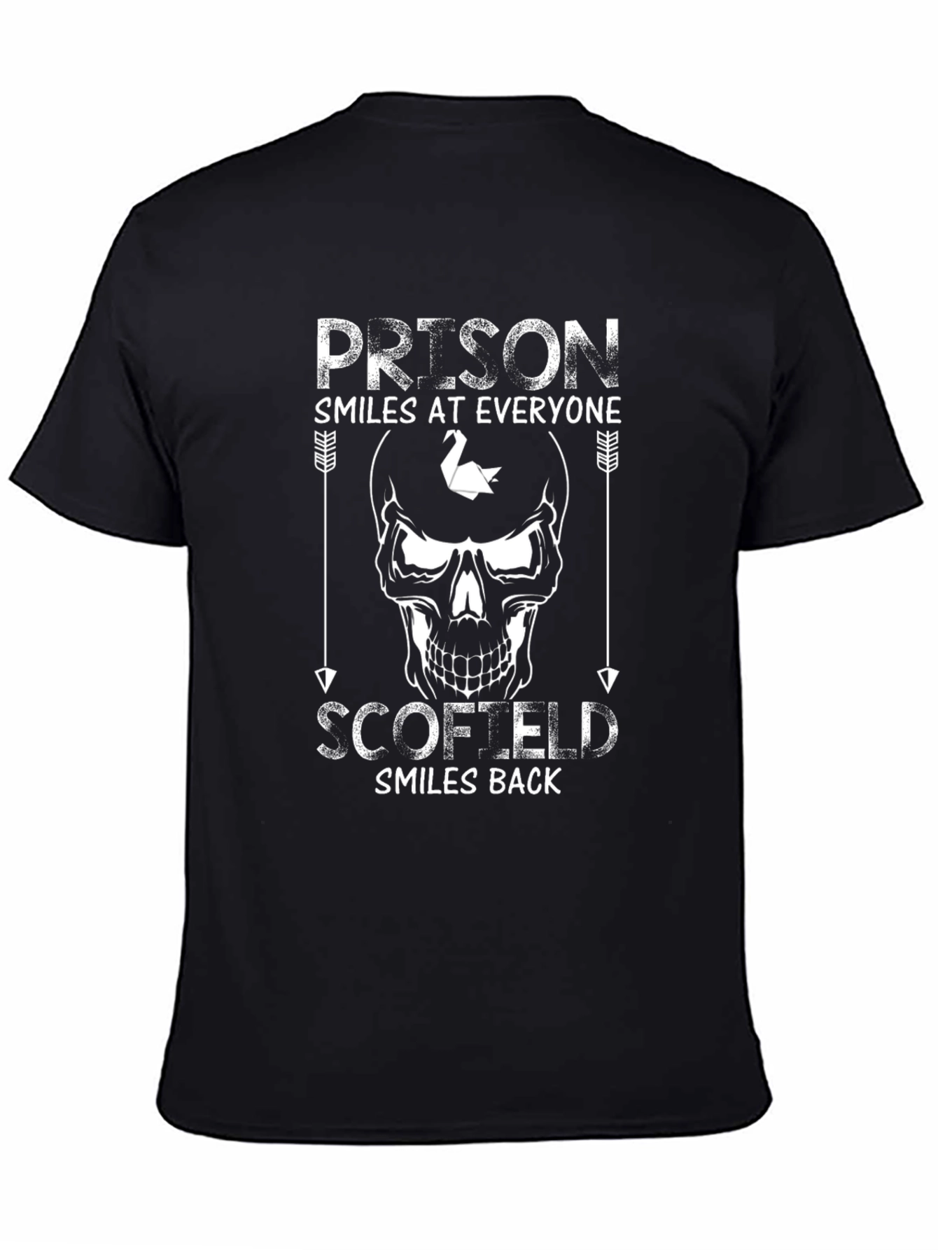 Prison Break Scofield T-Shirt - Skull Design