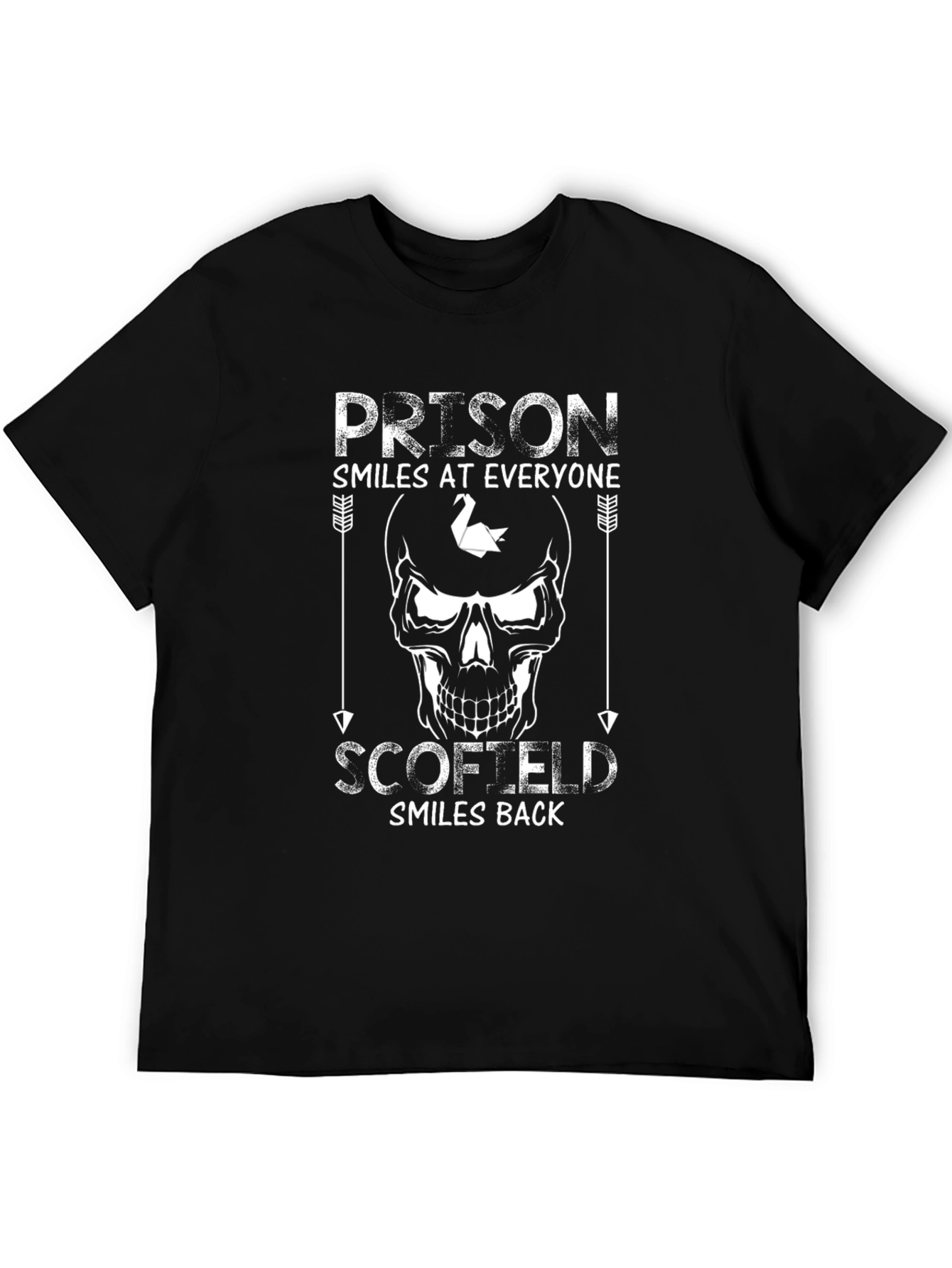 Prison Break Scofield T-Shirt - Skull Design