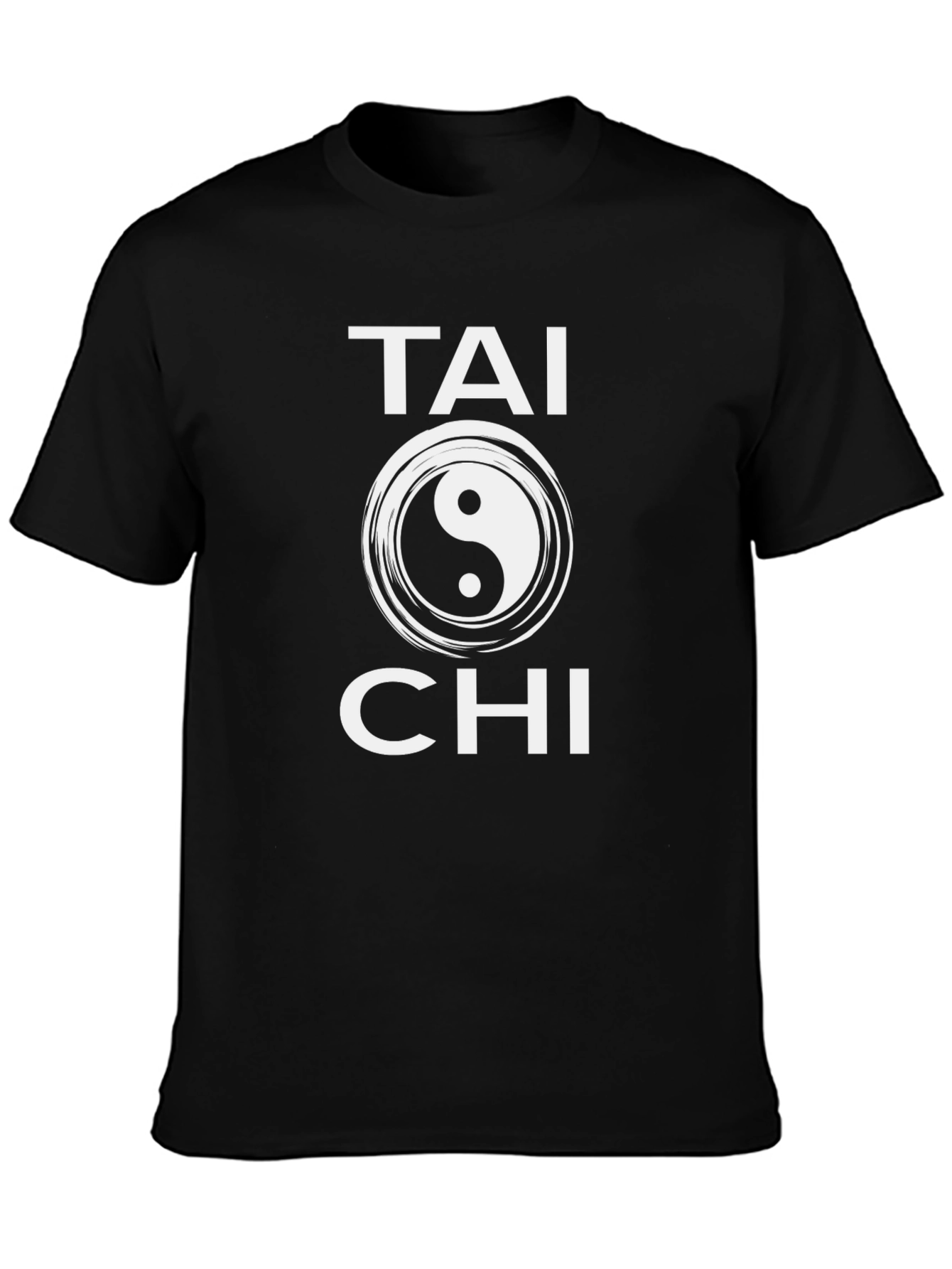 Tai Chi Yin Yang T-Shirt - Black Cotton Tee