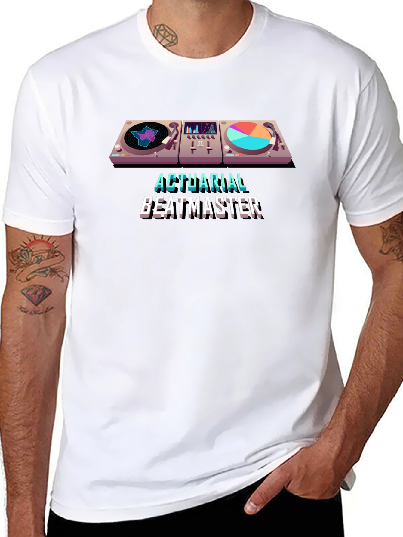 Actuarial Beatmaster Graphic T-Shirt