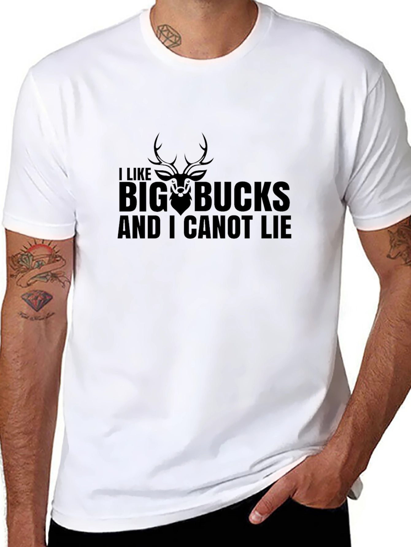 I Like Big Bucks T-Shirt - Funny Hunting Tee