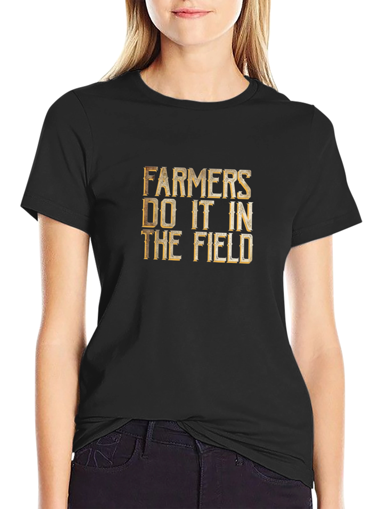 Farmers Do It In The Field Graphic T-Shirt